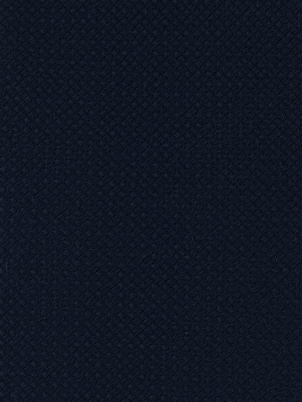 Wool-Silk Grenadine-Style Tie - Dark Navy