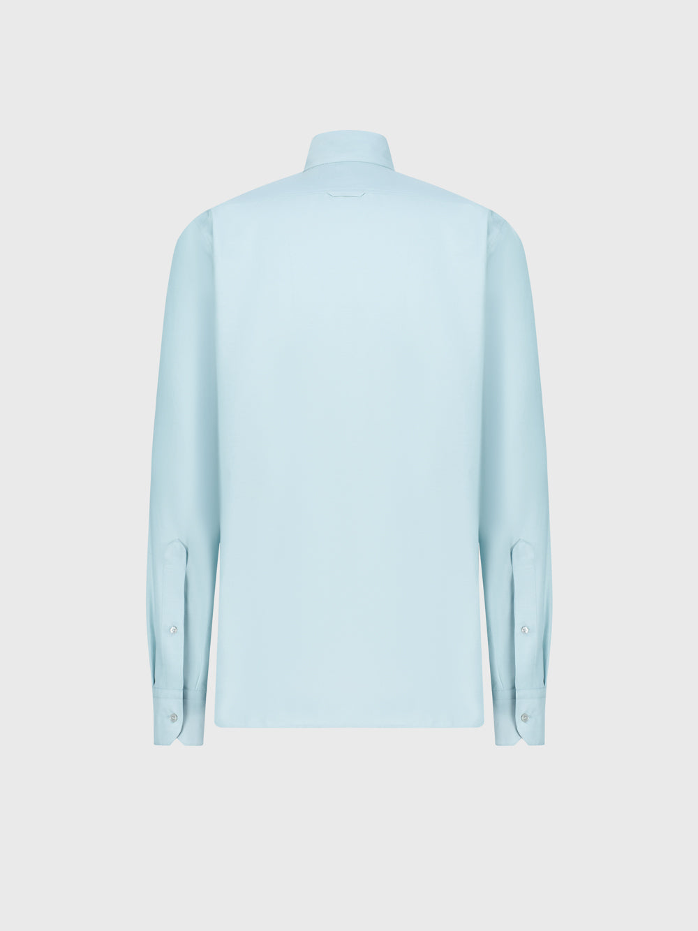 Piped Collar Casual Shirt - Aqua