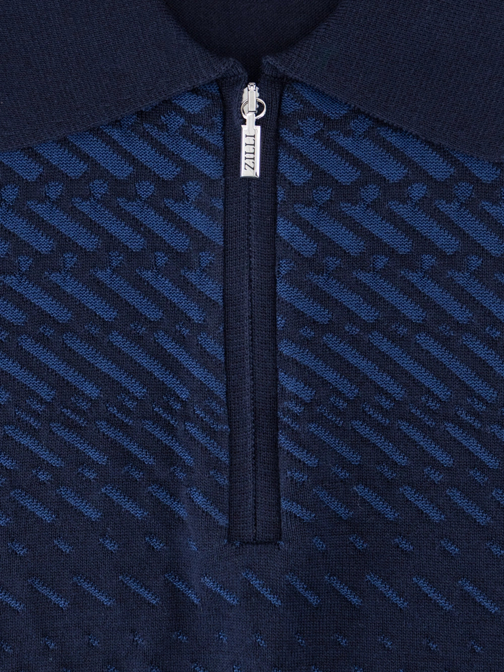 “Dusk” zipped polo shirt