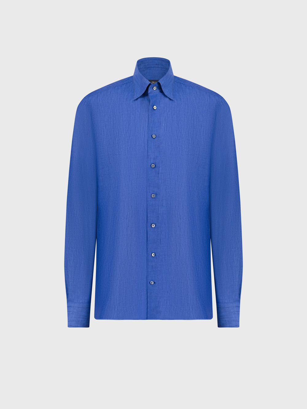 Linen Formal Shirt - Light Periwinkle