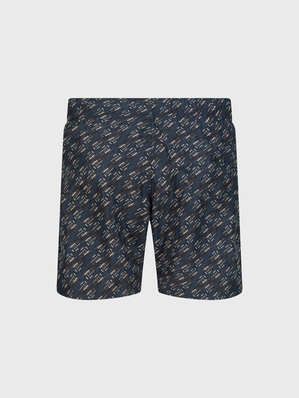 Плавки с абстрактным рисунком — шоколадный