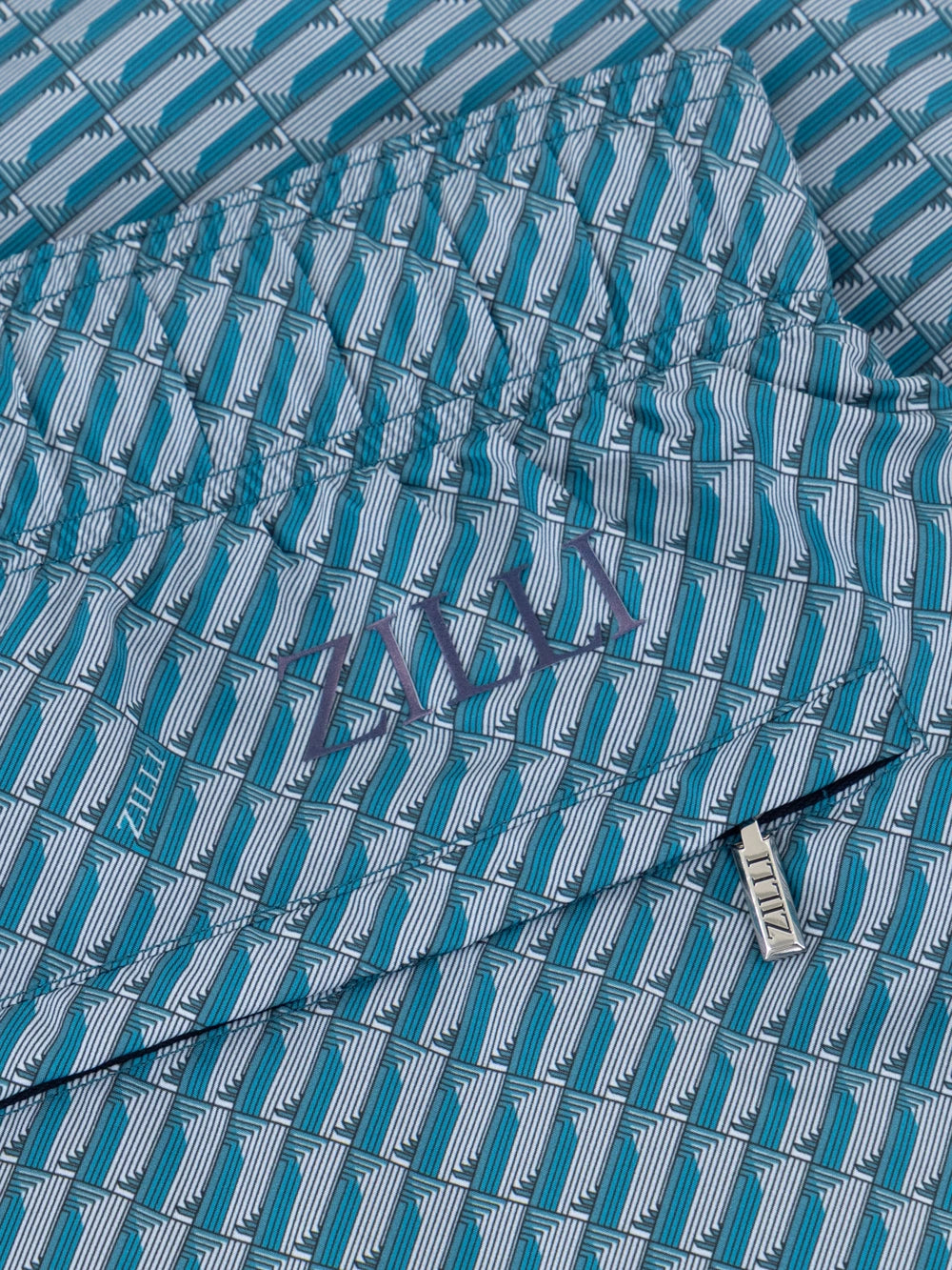 Плавки с линейным графическим рисунком — цвет «Dusty Ottanio»