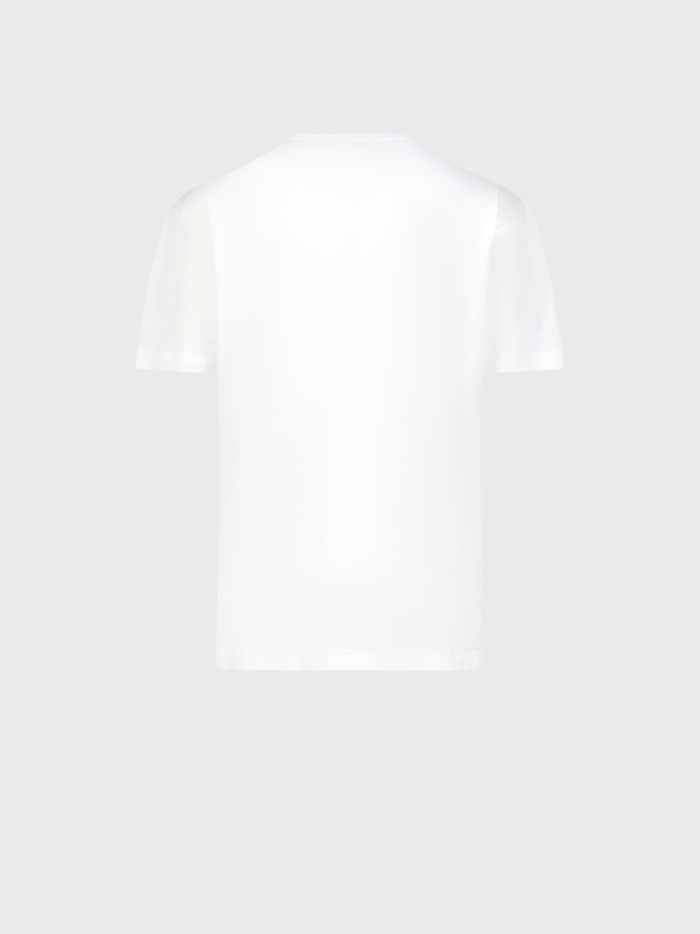 Футболка с круглым вырезом и принтом ZILLI — белая