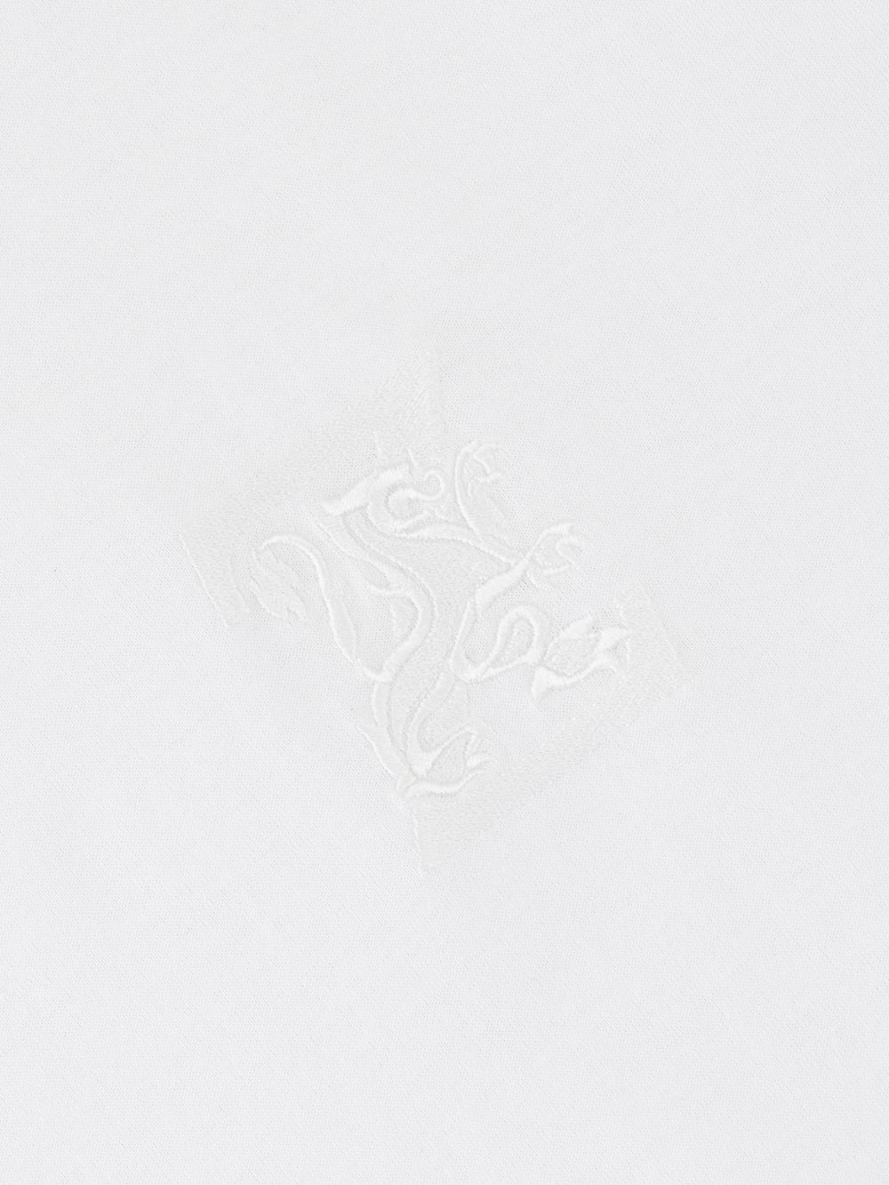 Футболка с круглым вырезом и принтом ZILLI — белая