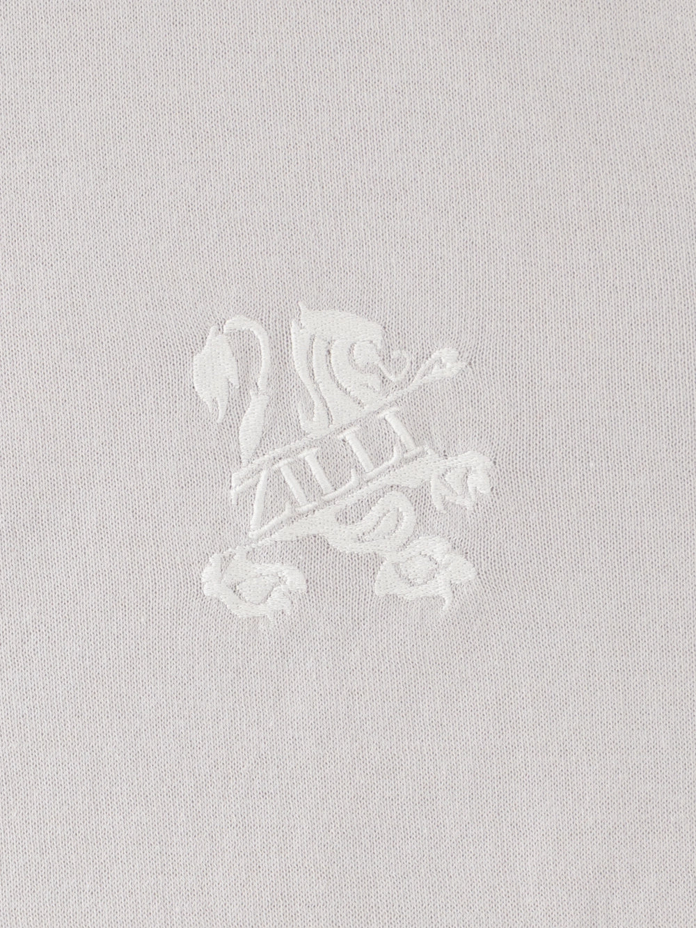 Cotton & Silk Polo with Lion Embroidery