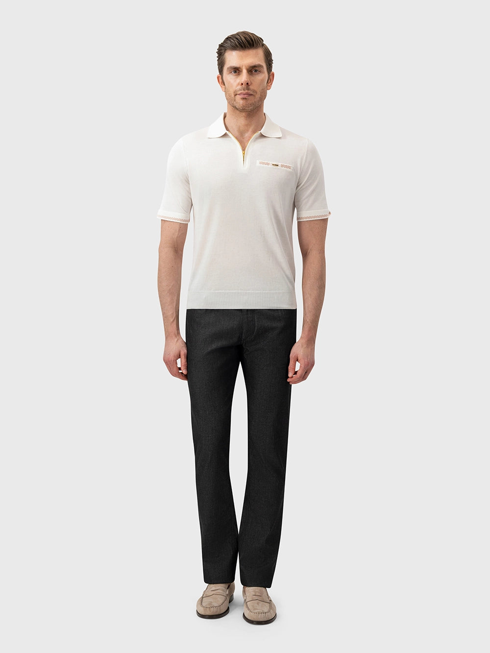 Silk & Cotton Polo