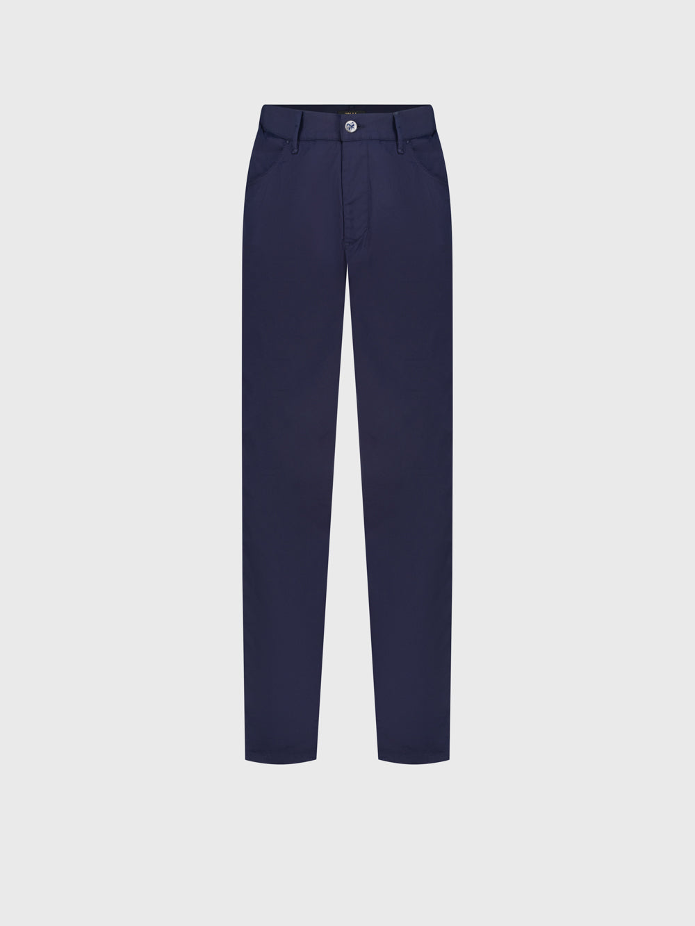 Slim Fit Cotton Blend Trousers