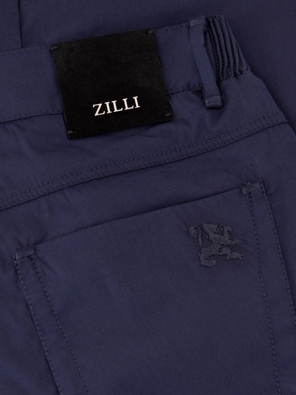 Slim Fit Cotton Blend Trousers