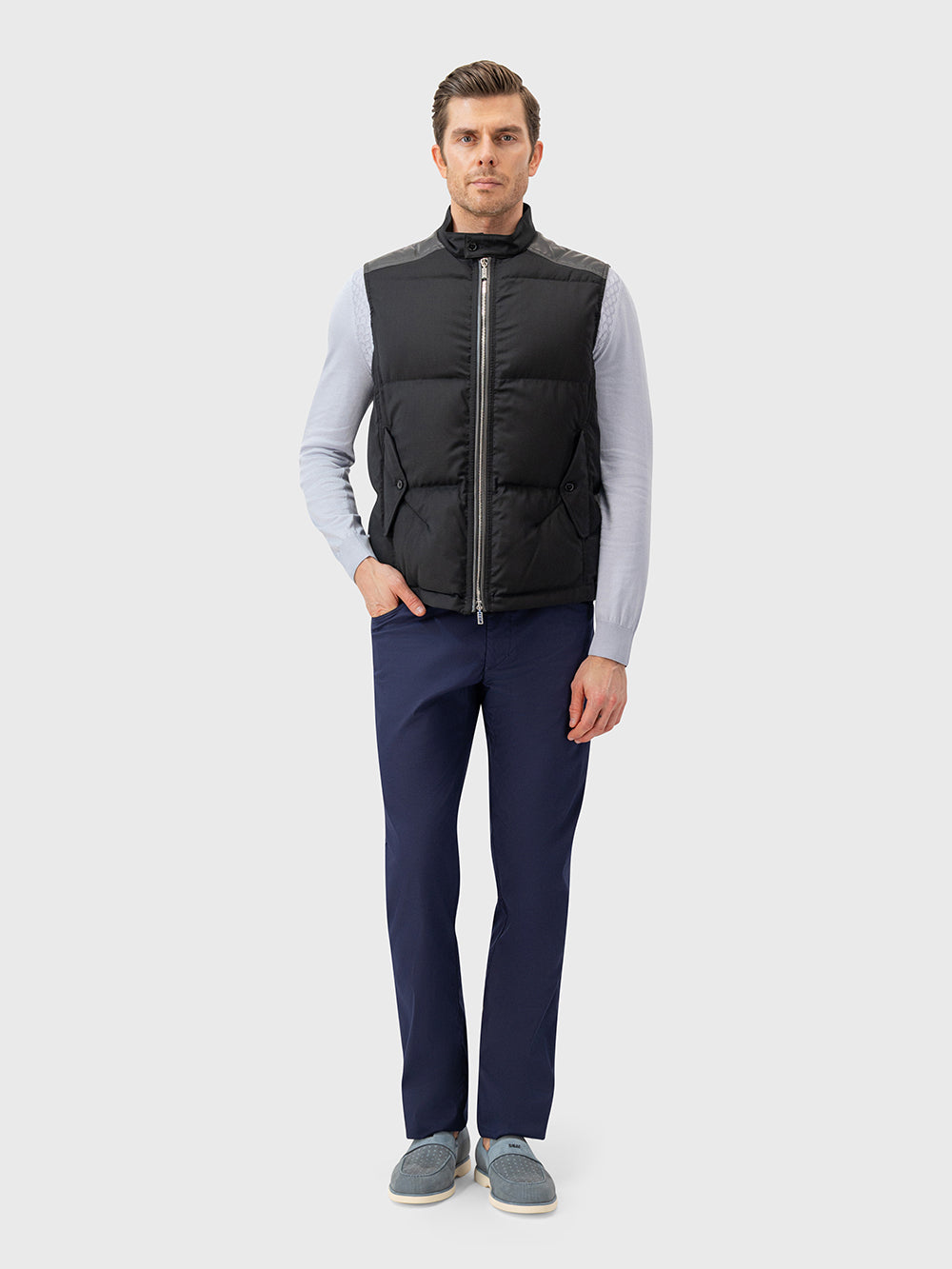 Wool, Silk & Lambskin Gilet
