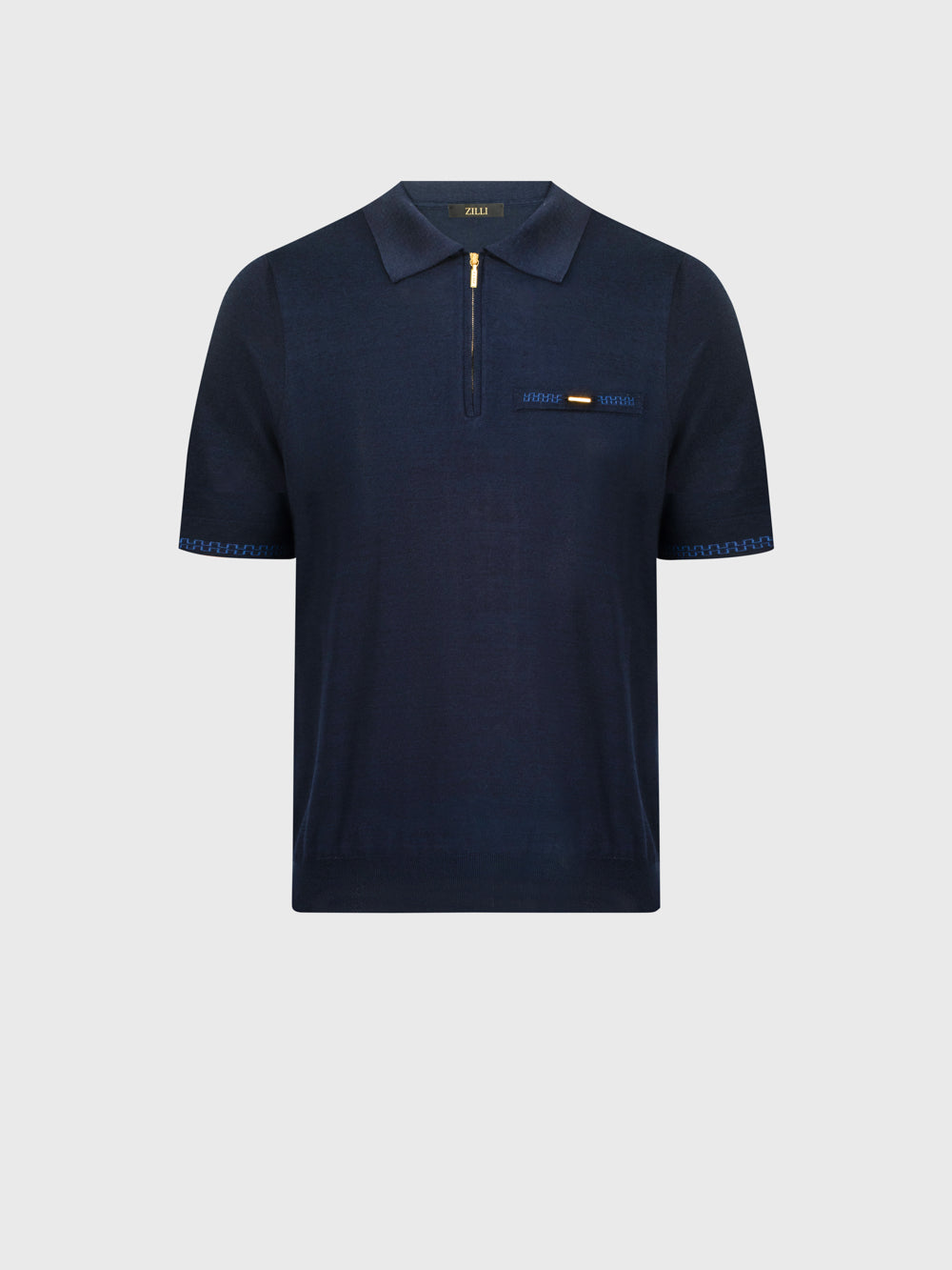 Silk & Cotton Polo