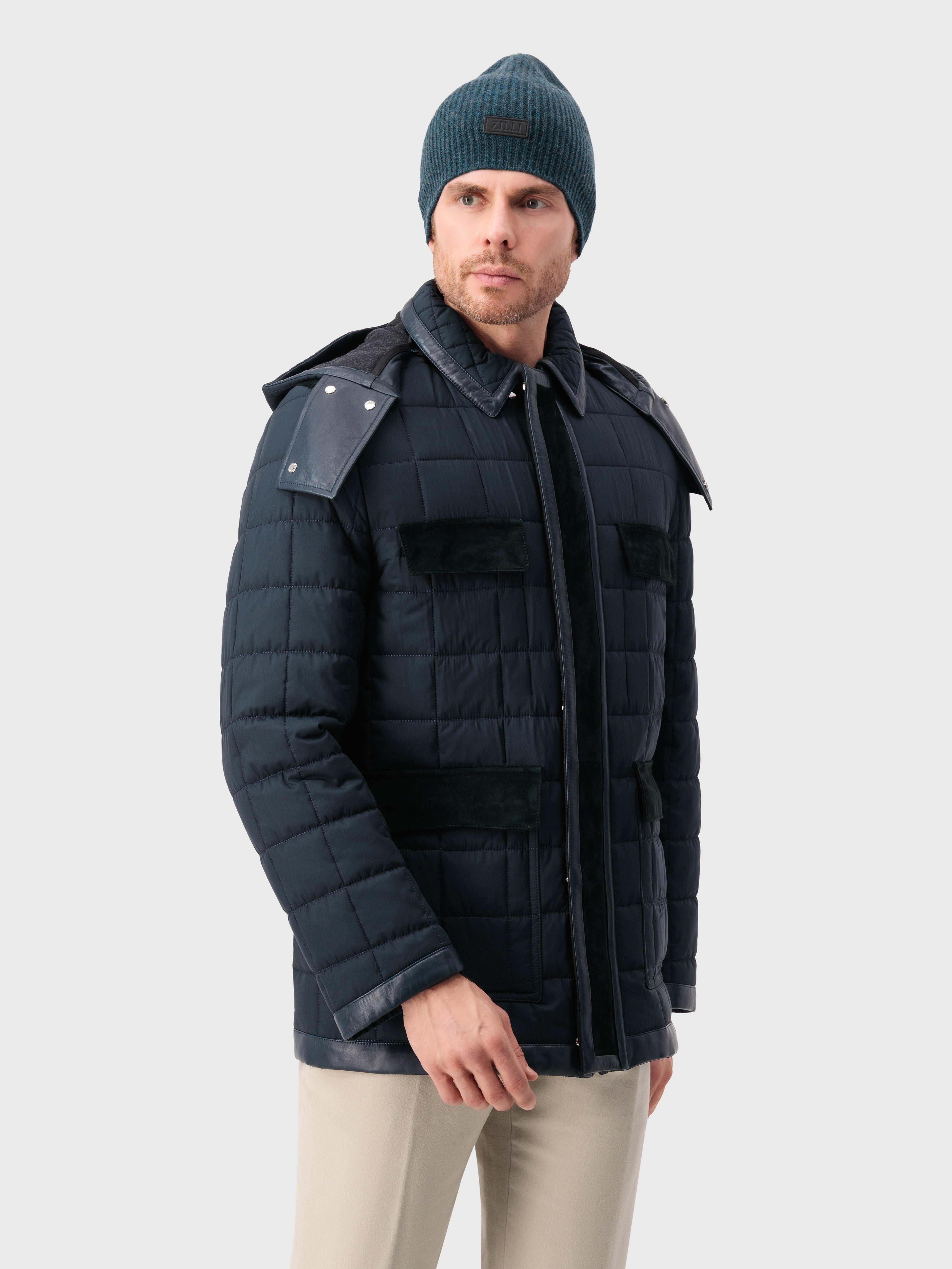 Шерсть и кашемир Темно-зеленый