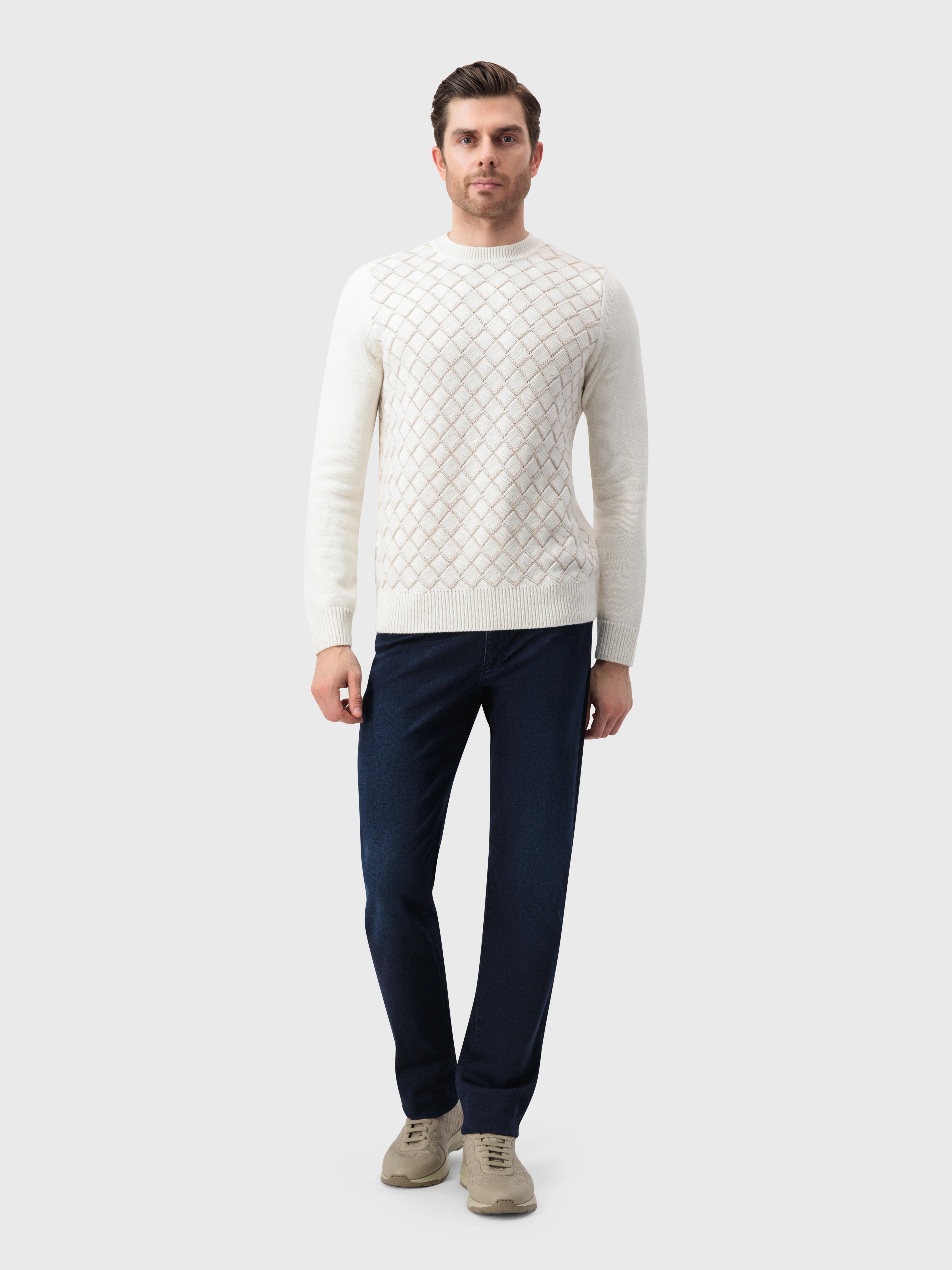 Пуловер с бриллиантами - Blond Fawn