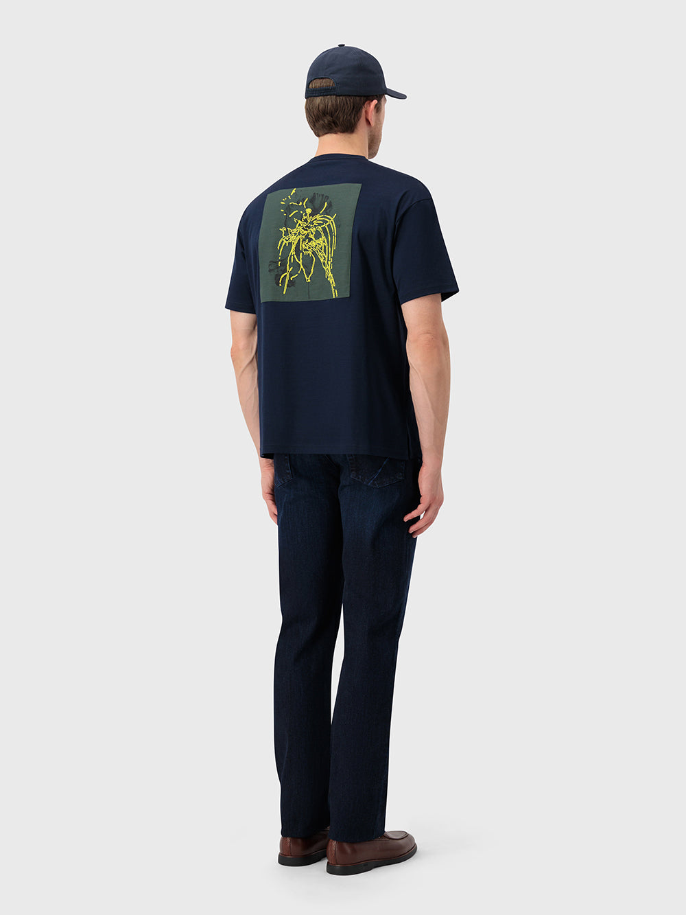 "FANTASY" Patched T-Shirt - Dark Navy