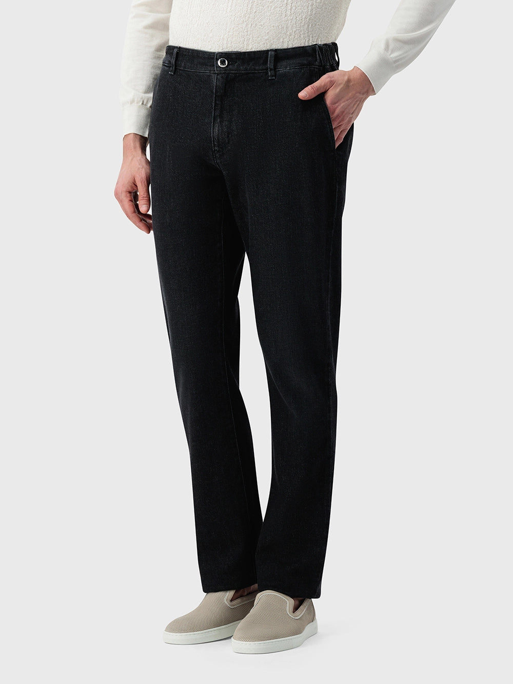 Cotton Blend Jean - Black