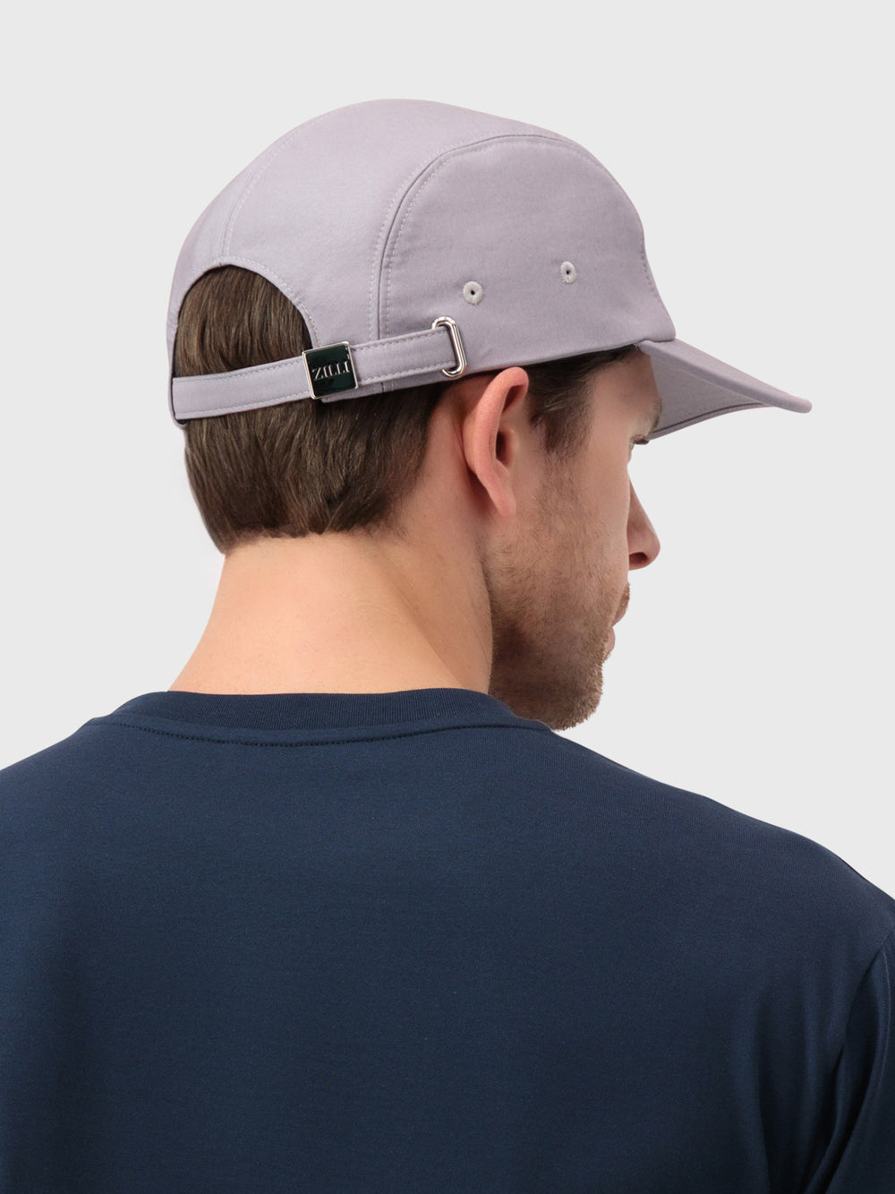 "Maison ZILLI EST 1965" Patched Cap - Parma Violet