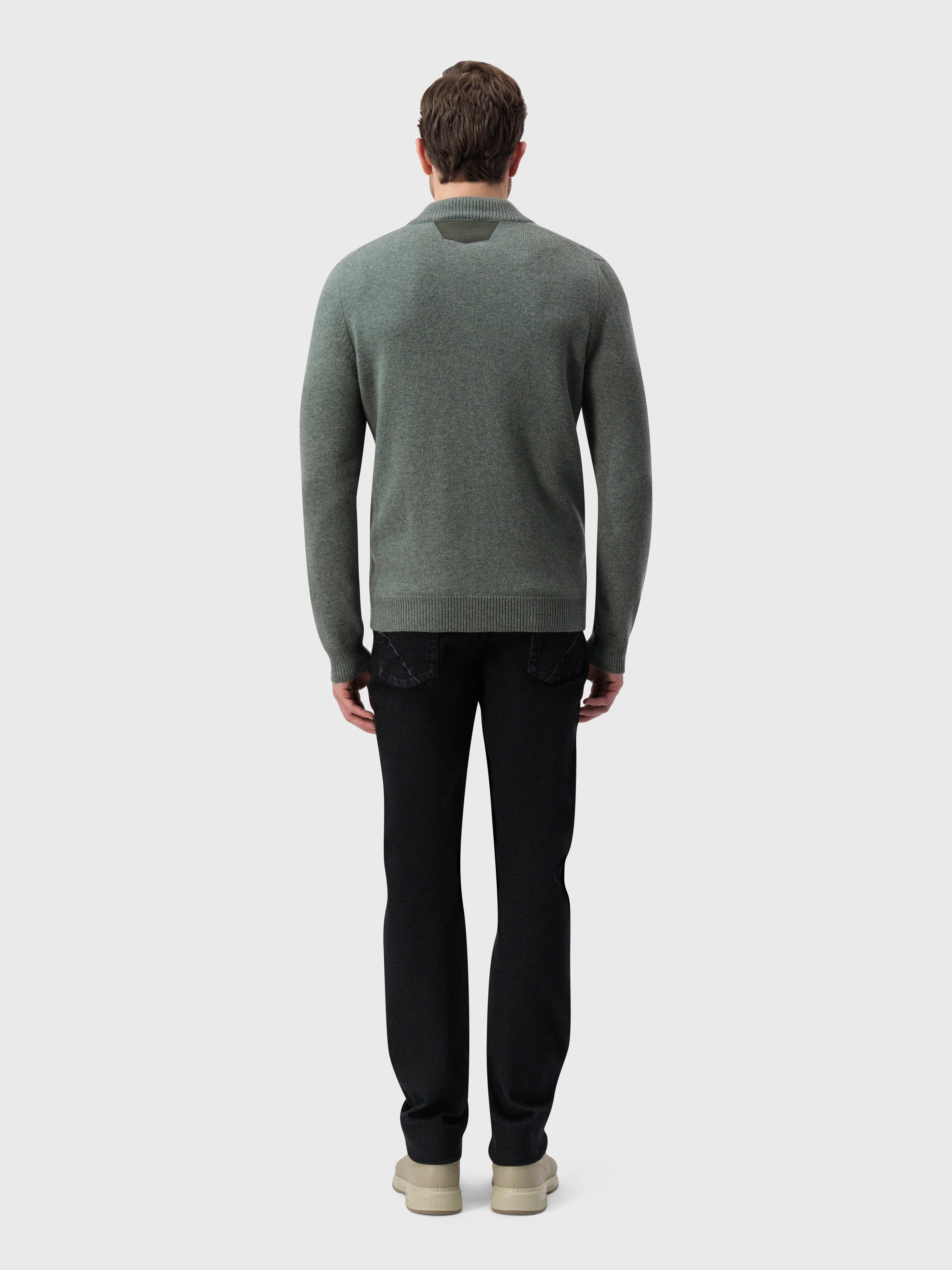 Basket-Weaved Cardigan - Winter Eucaliptum