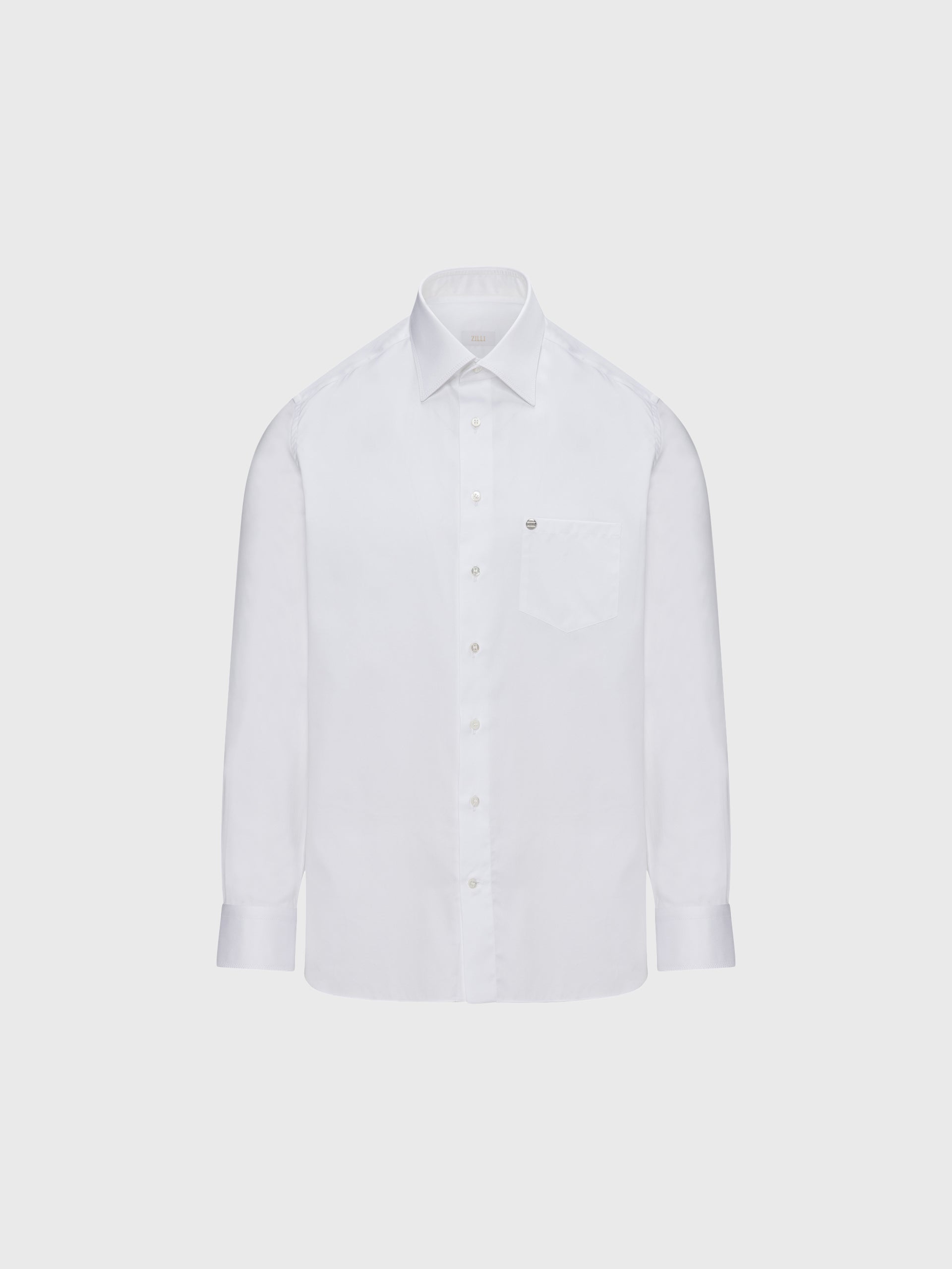 Рубашка с длинным рукавом с тройной строчкой