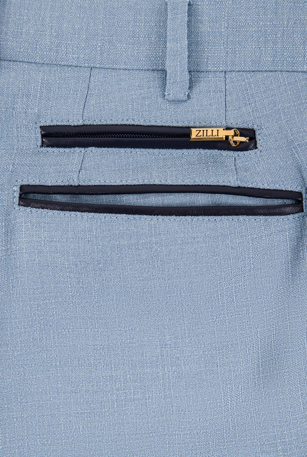 Повседневные брюки из смеси шелка и шерсти