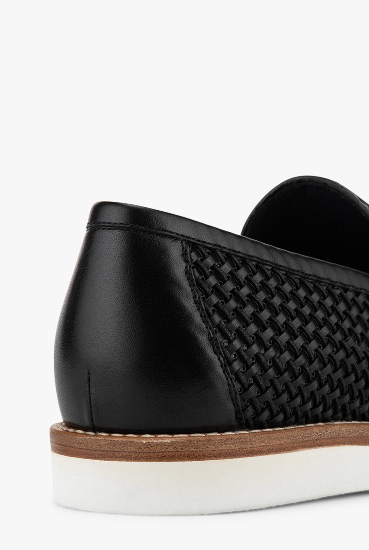 Braided Calfskin & Cotton Loafers