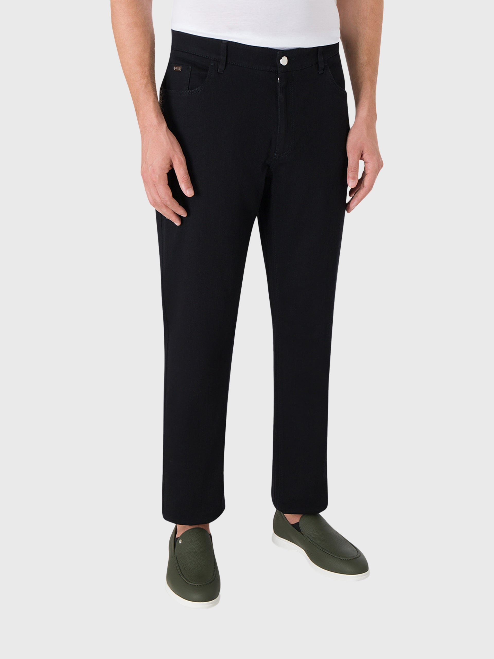 Джинсы Regular Fit с нашивкой в виде льва