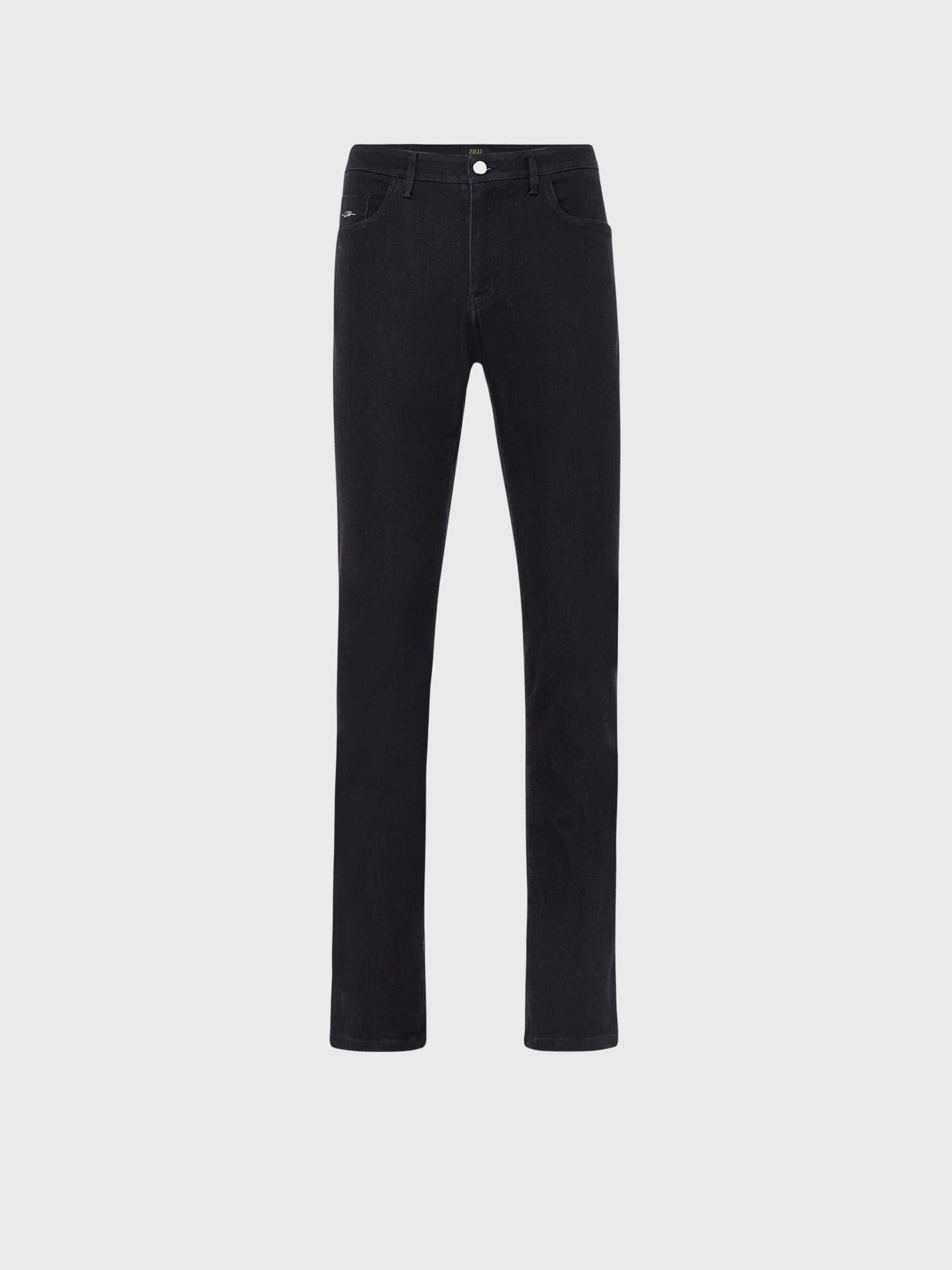 Джинсы Slim Fit с 5 карманами и фирменной табличкой