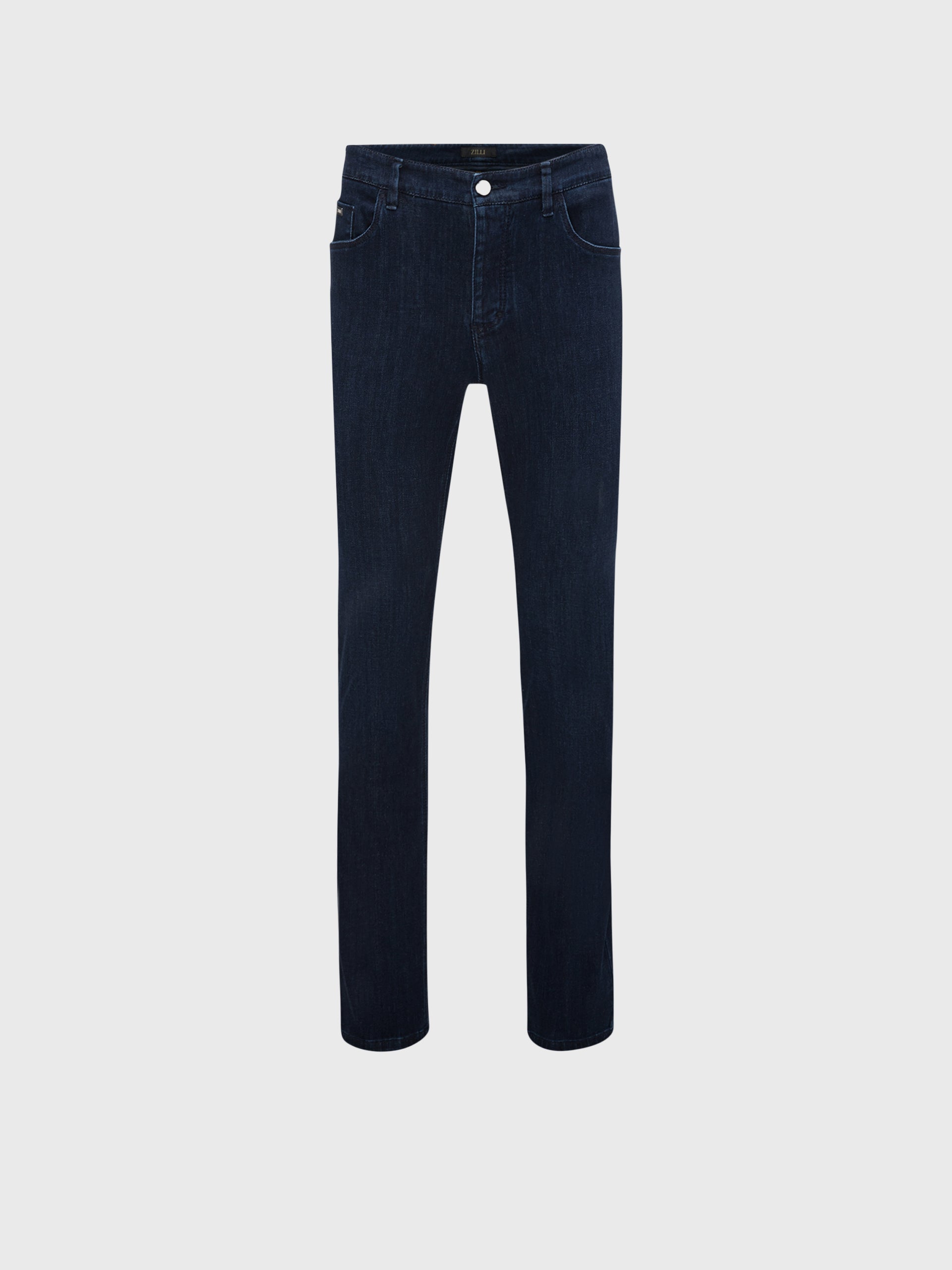 Джинсы облегающего кроя с нашивкой в виде льва