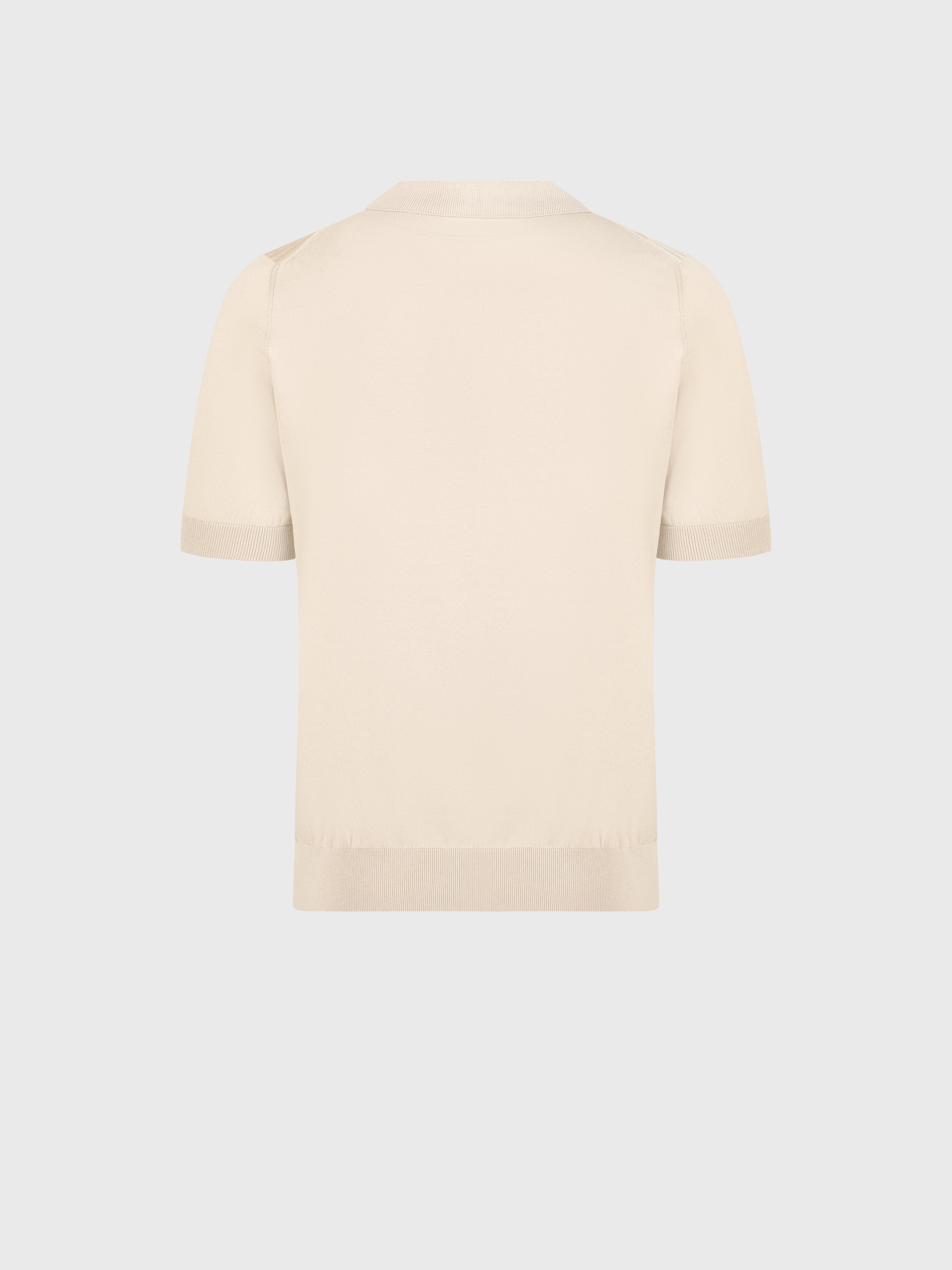 Полосатое поло с короткими рукавами