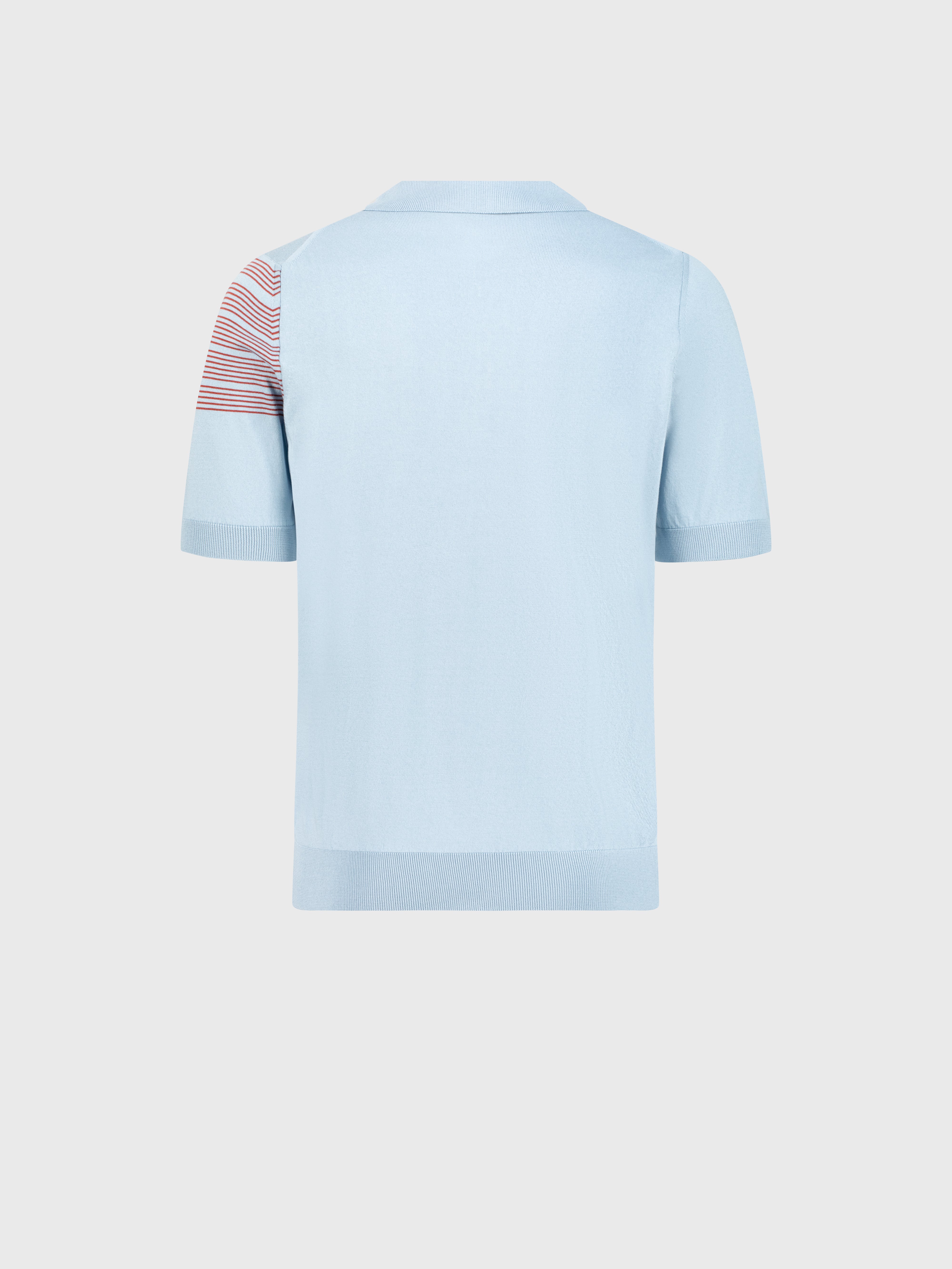 Поло на молнии с надписью Zilli