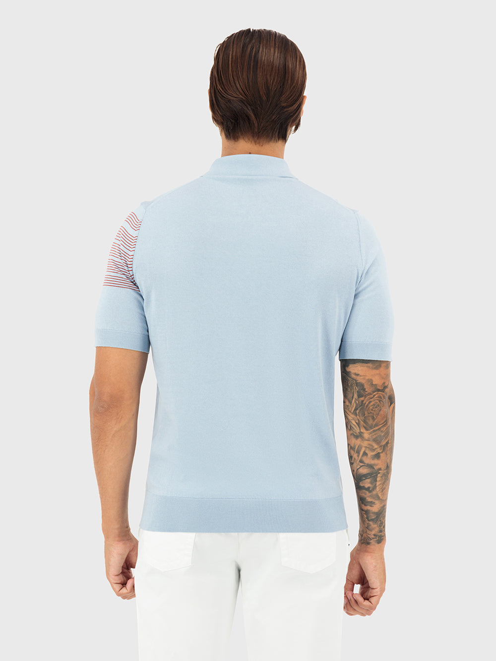 Поло на молнии с надписью Zilli