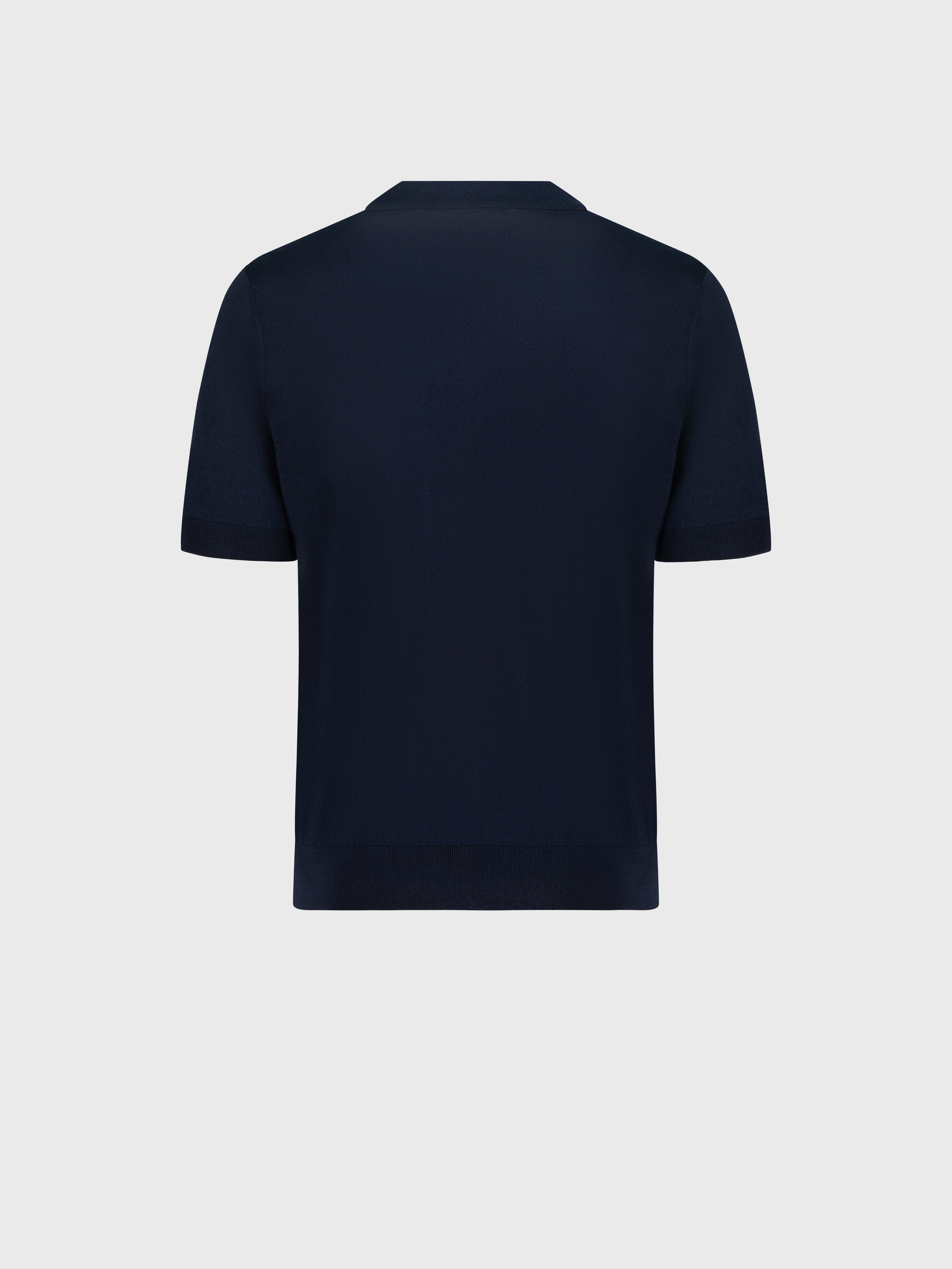 Рубашка-поло на молнии с узором Zilli