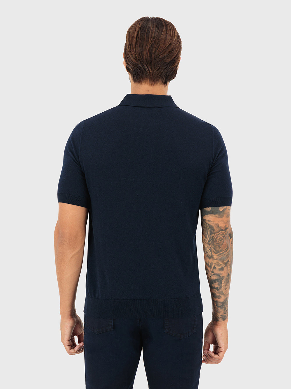 Рубашка-поло на молнии с узором Zilli