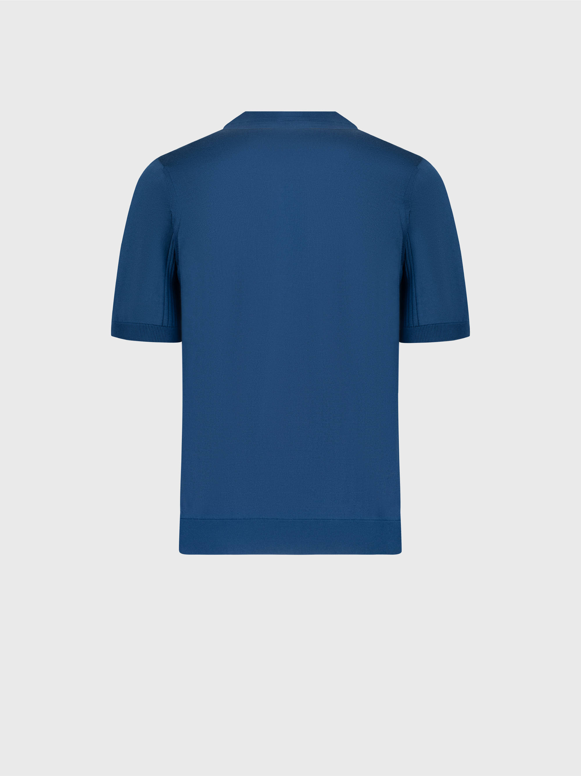 Шелковая рубашка-поло на молнии