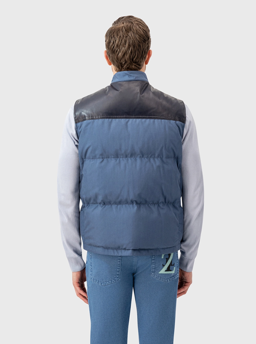 Silk & Lambskin Gilet