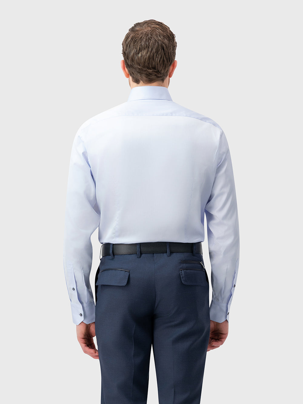 Хлопковая классическая рубашка — «Голубое небо»