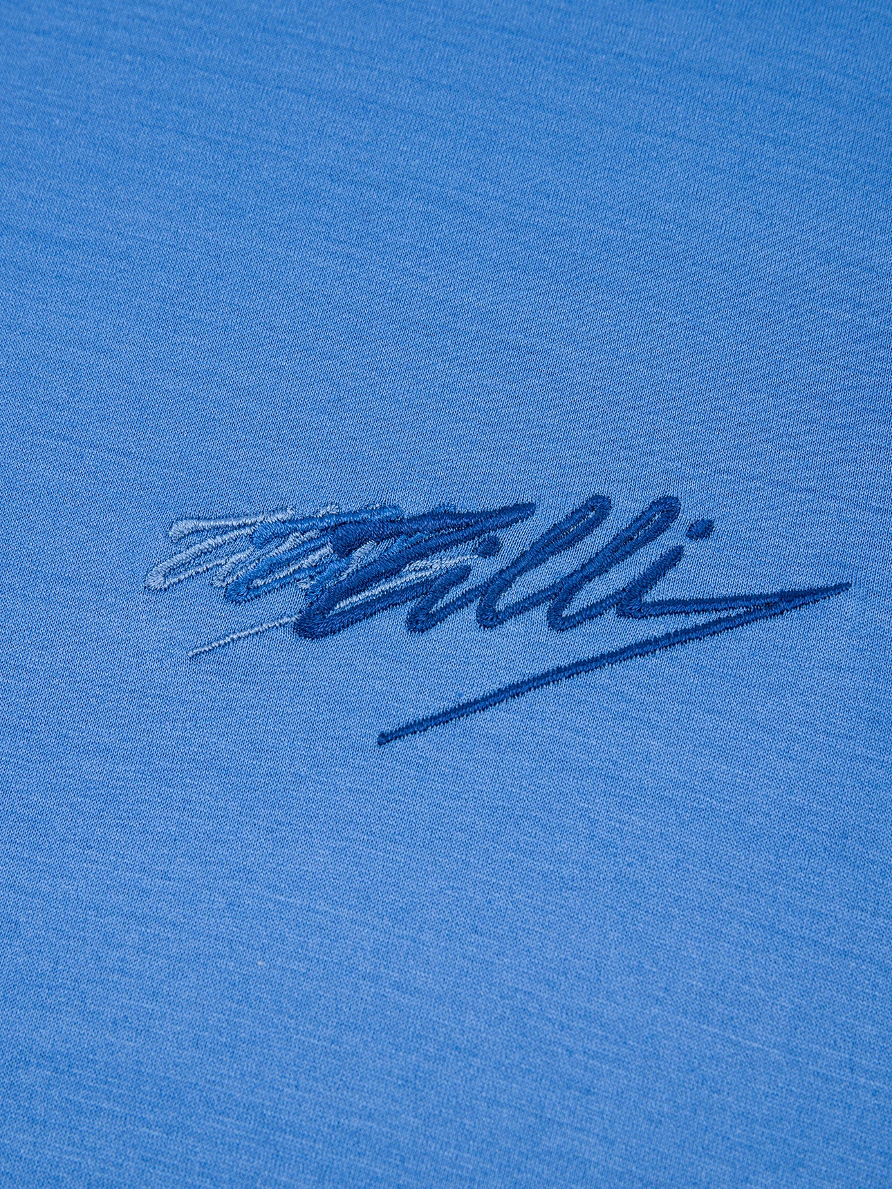 Хлопковая футболка с сатиновой отделкой