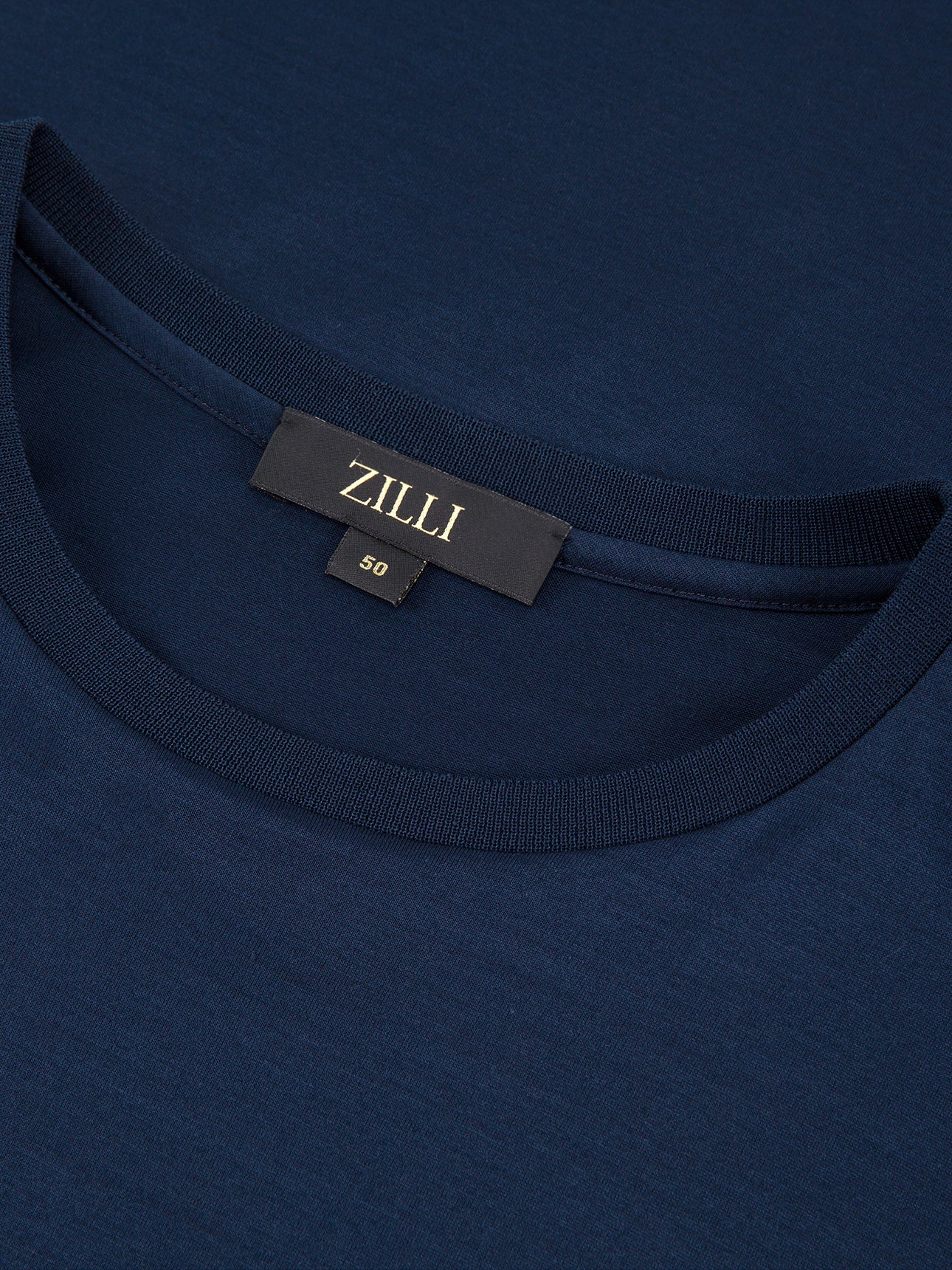 Хлопковая футболка с сатиновой отделкой