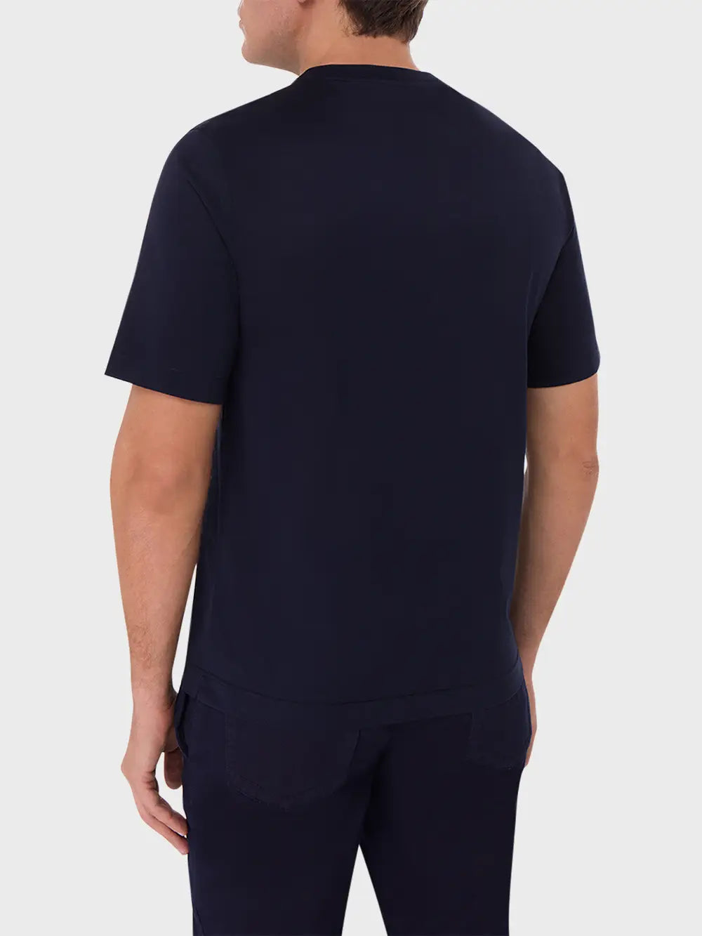 T-Shirt with Lion Circle Embroidery