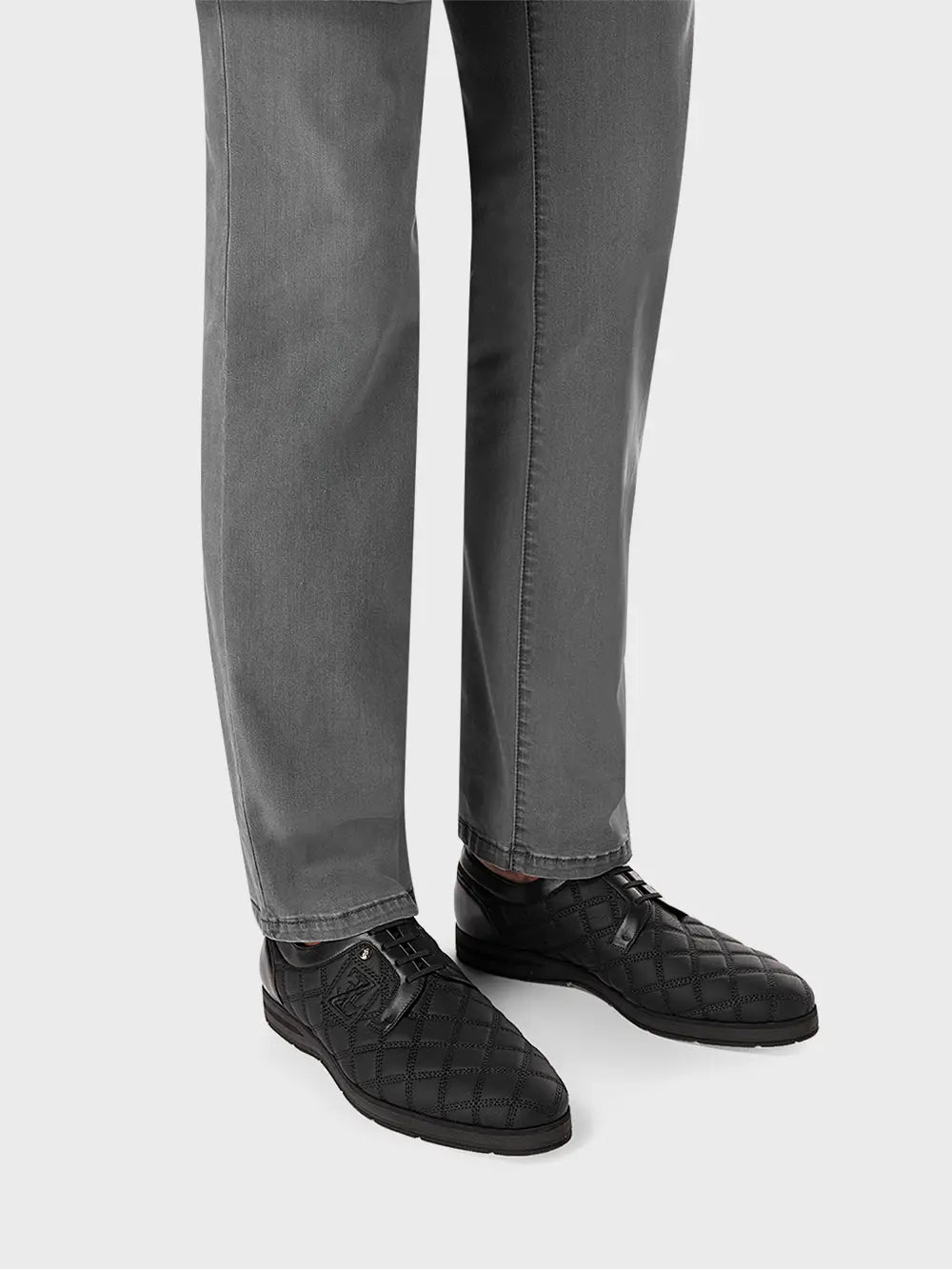 Zilli Pompei Кроссовки из телячьей кожи с бостонским стеганым узором