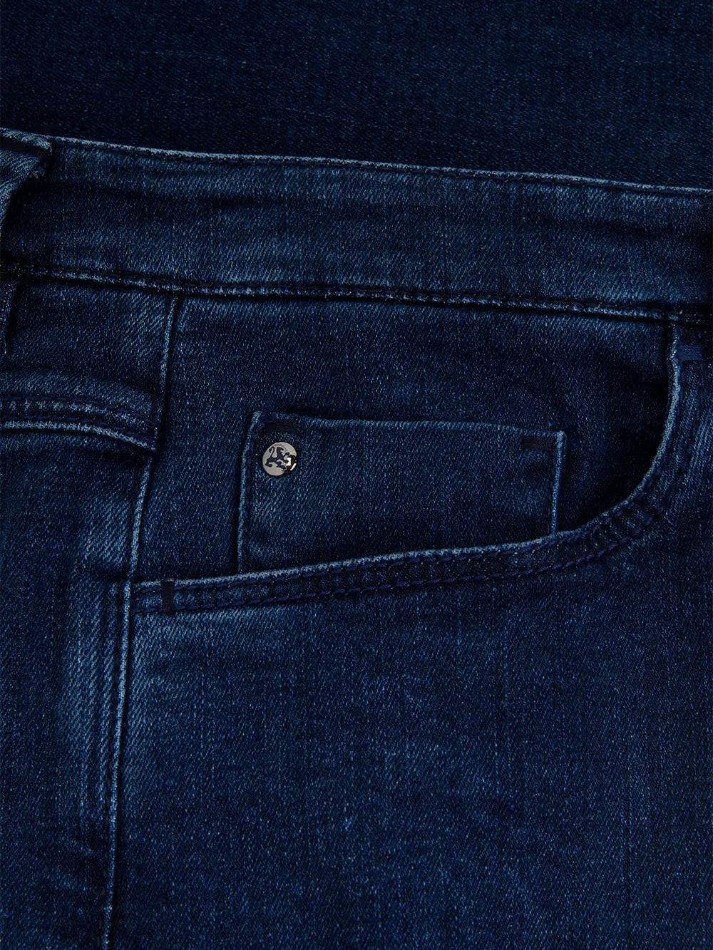 Джинсы узкого покроя из хлопка