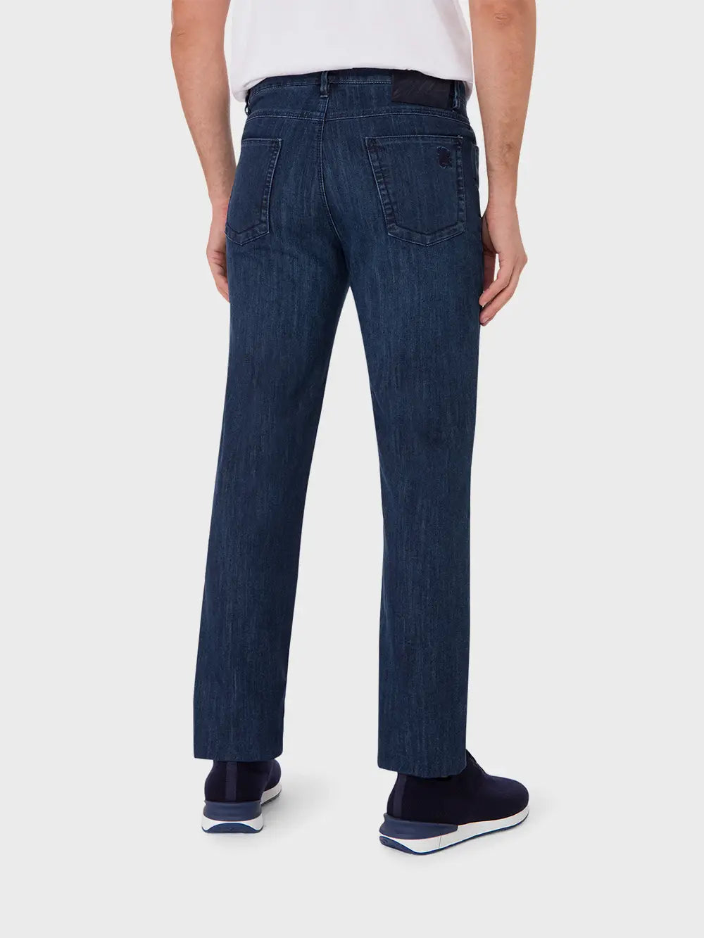 Джинсы узкого покроя из хлопка