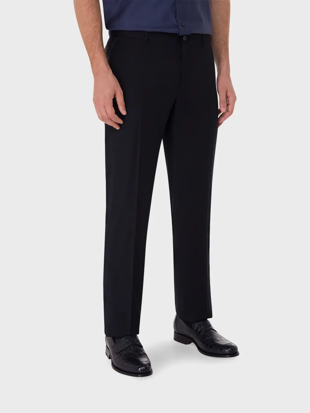 Брюки из шерстяной фланели