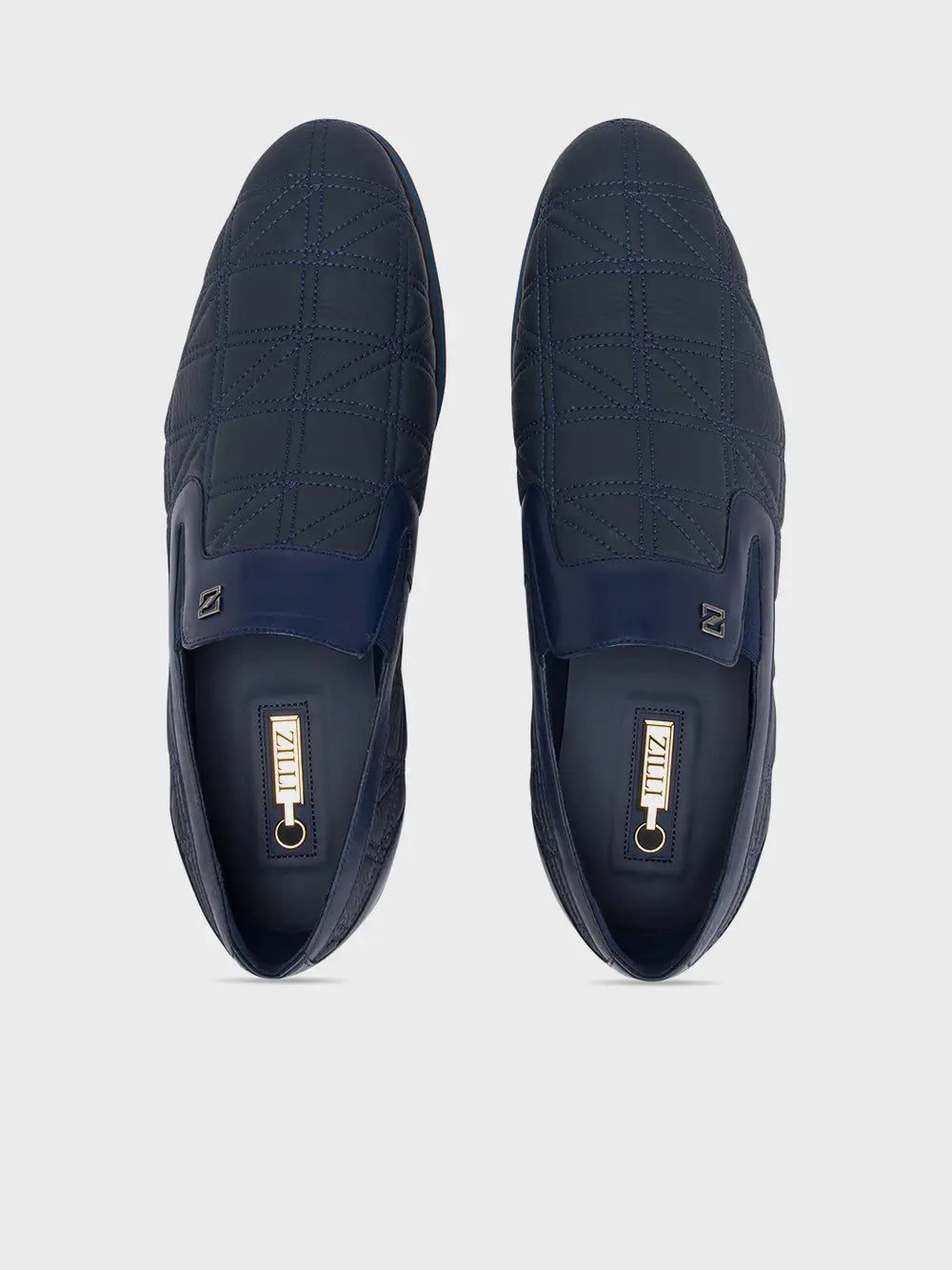 Стеганые мокасины