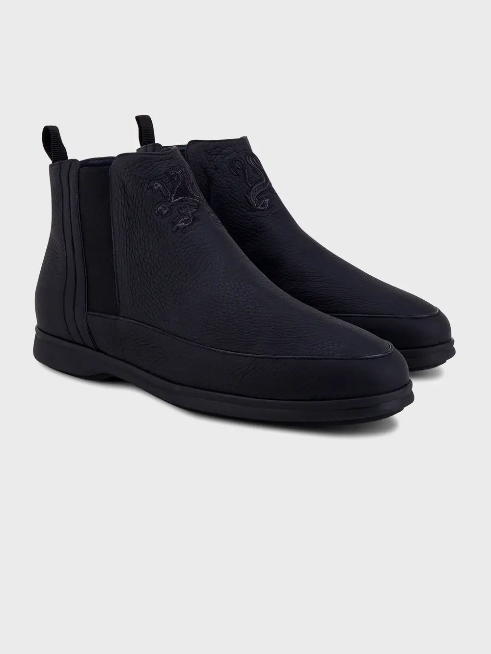 Сапоги по щиколотку из телячьей кожи