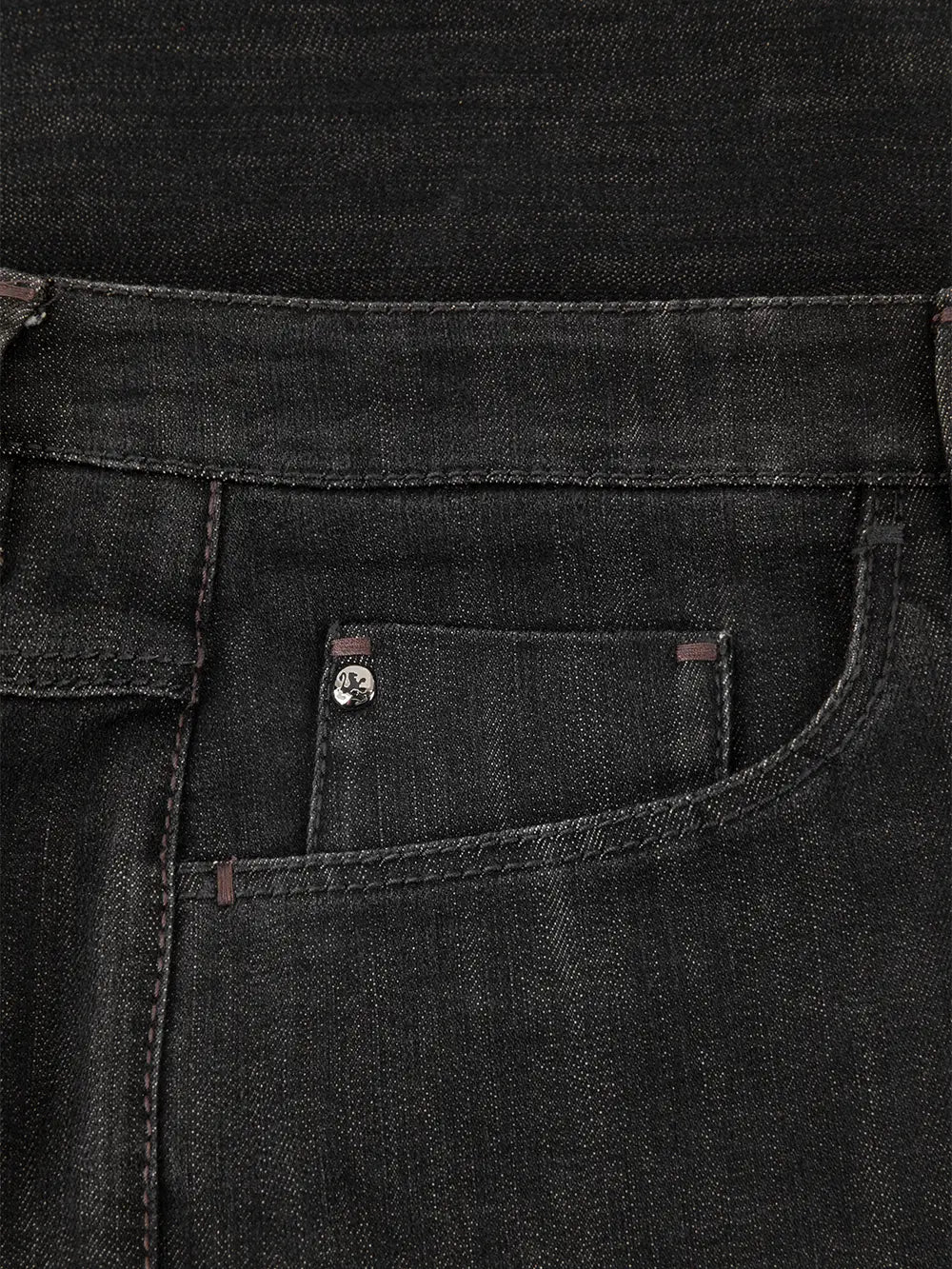 Джинсы узкого покроя из хлопка