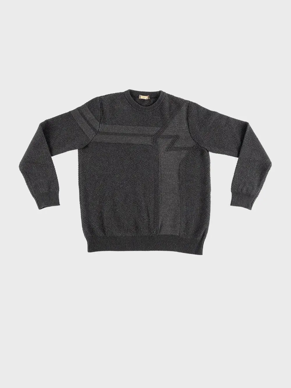 Свитер с круглым вырезом