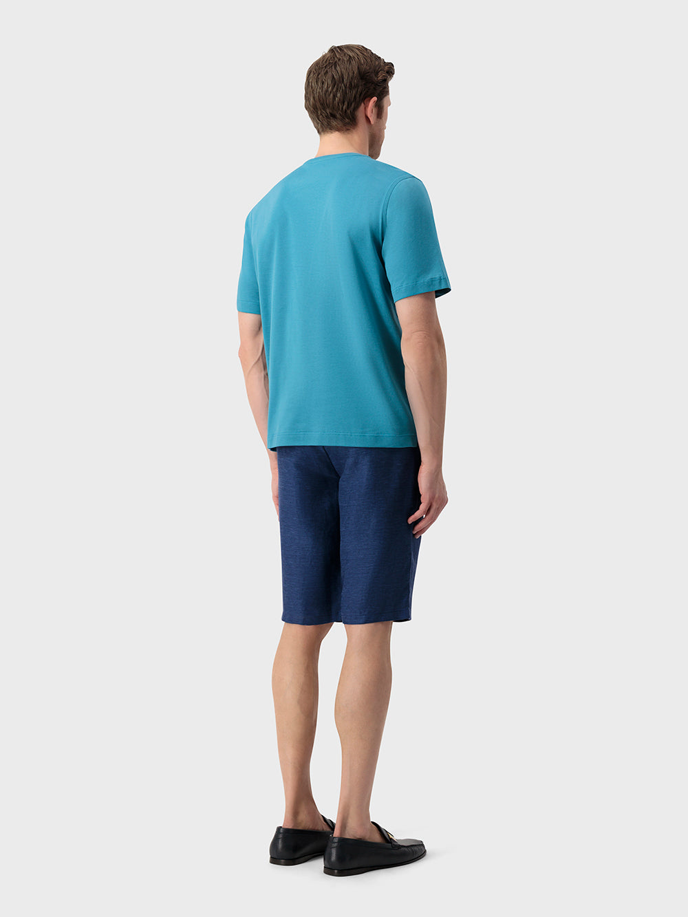 Хлопковая рубашка с вышивкой "ZILLI Club Lion" - павлин