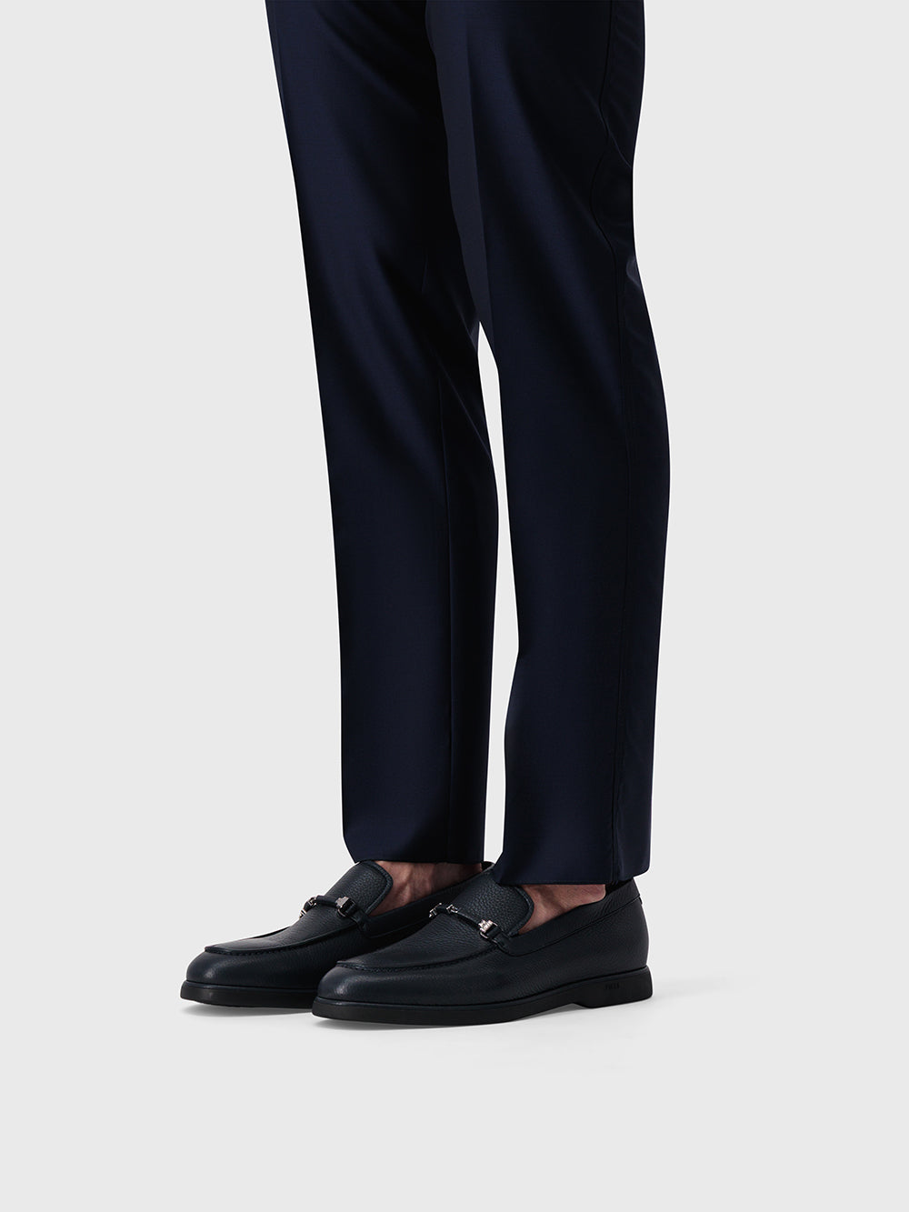 Лоферы с фурнитурой - Темно-темноморский