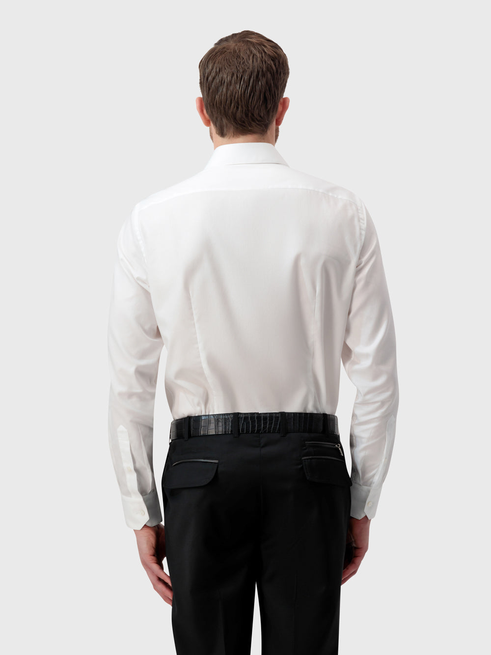 Классическая формальная рубашка - Белый