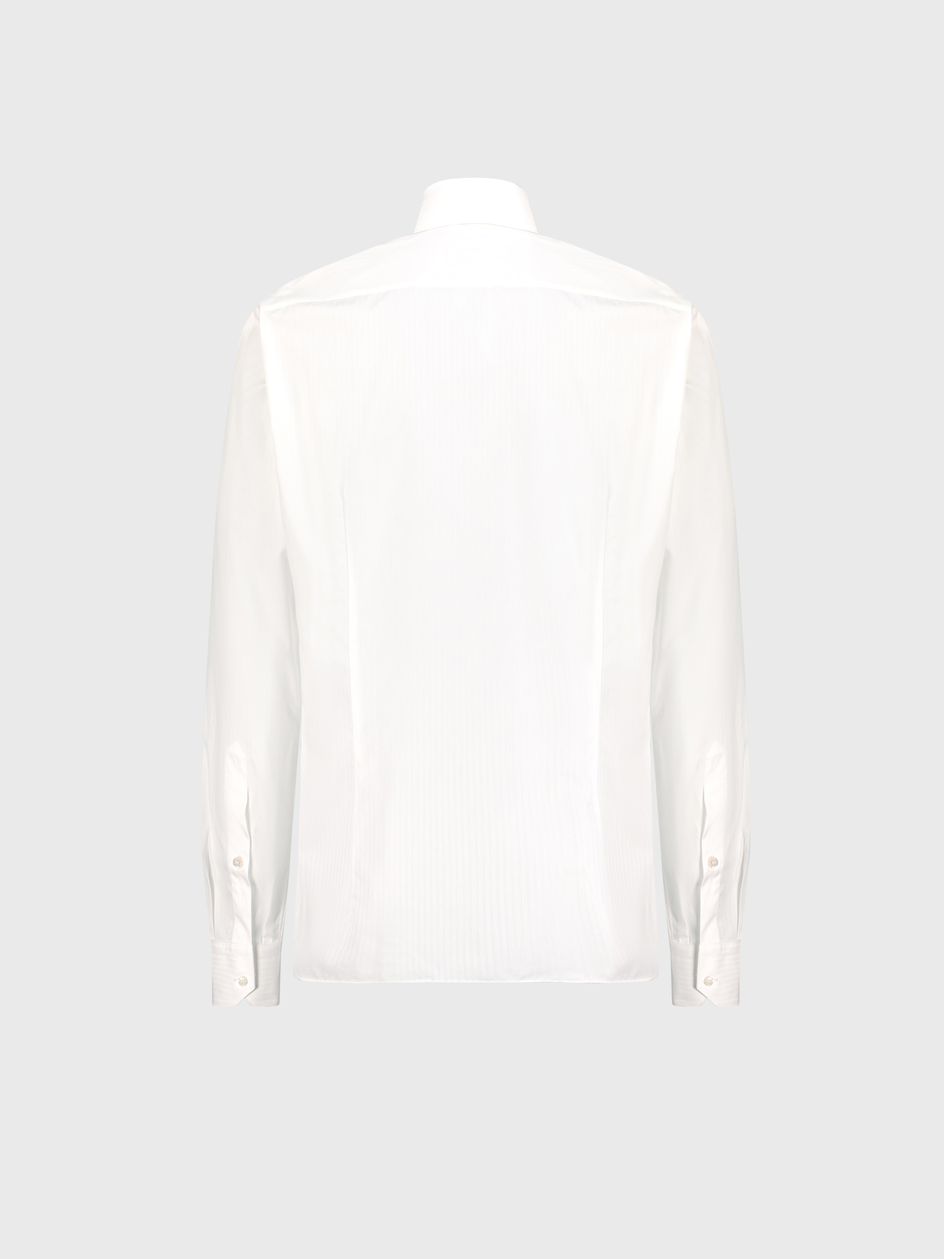 Классическая хлопковая рубашка белого цвета