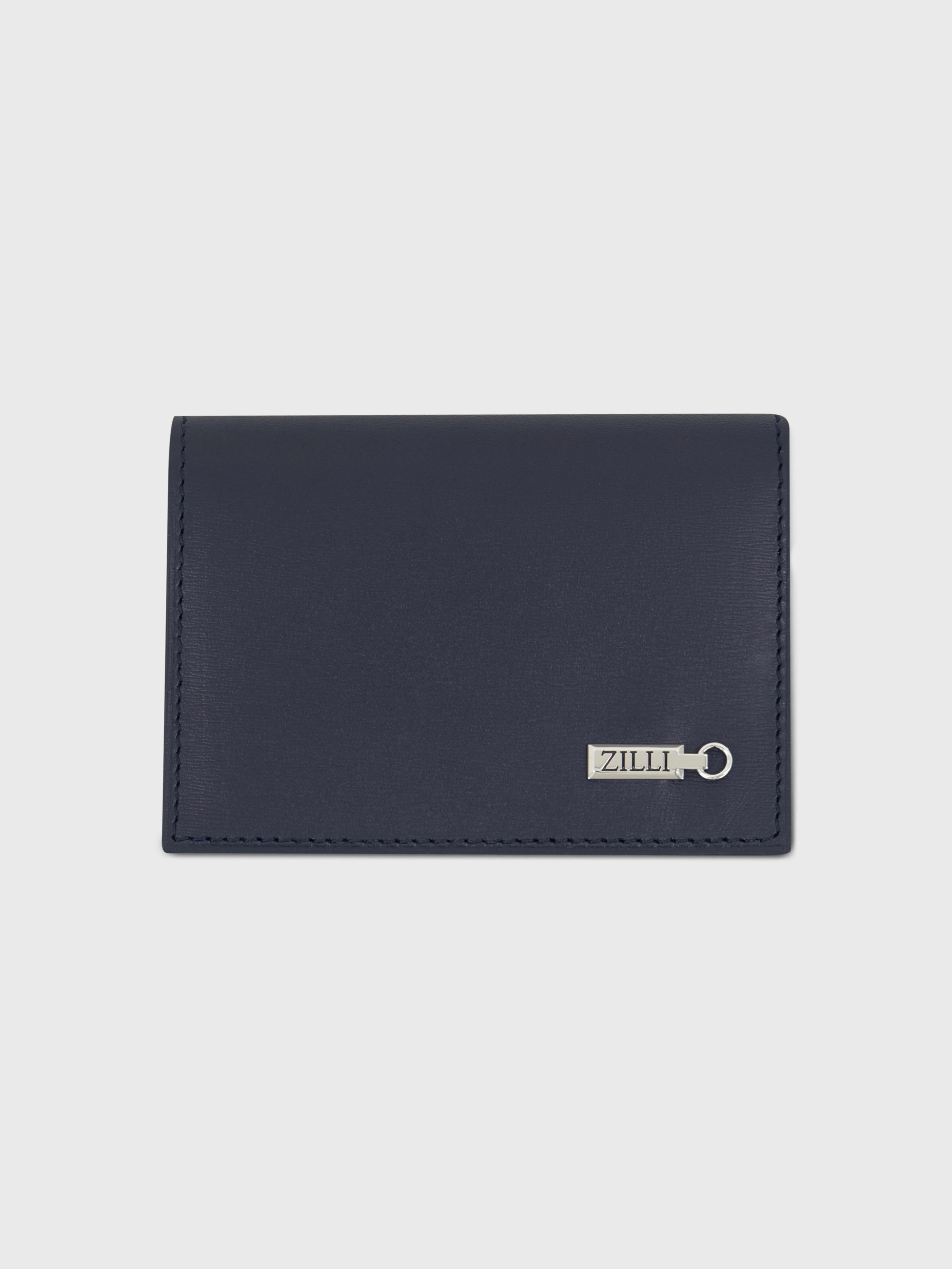 Держатель для карточек ZILLI с отделкой - темно-морской